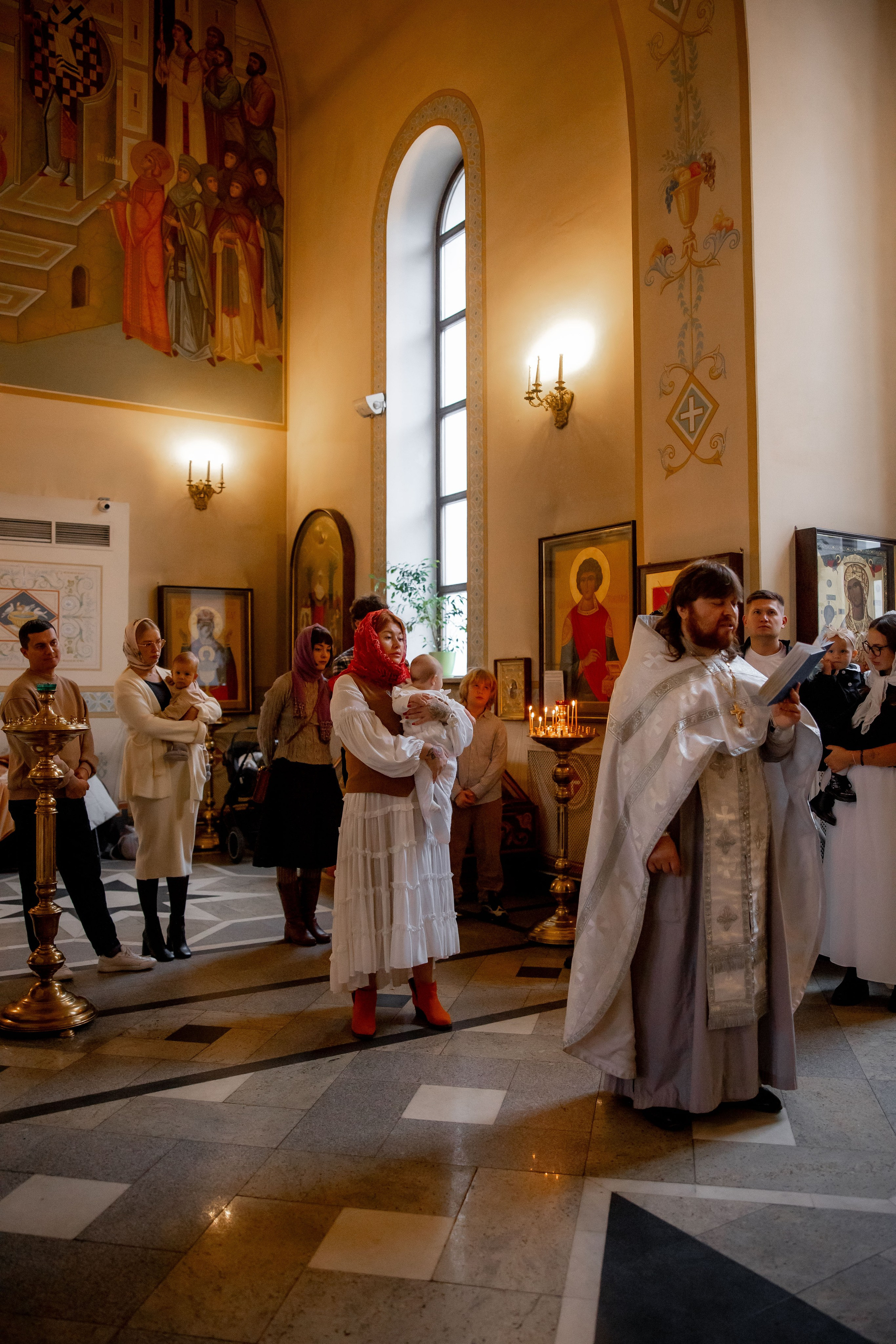 Таинство Крещения. Семейный фотограф в Москве