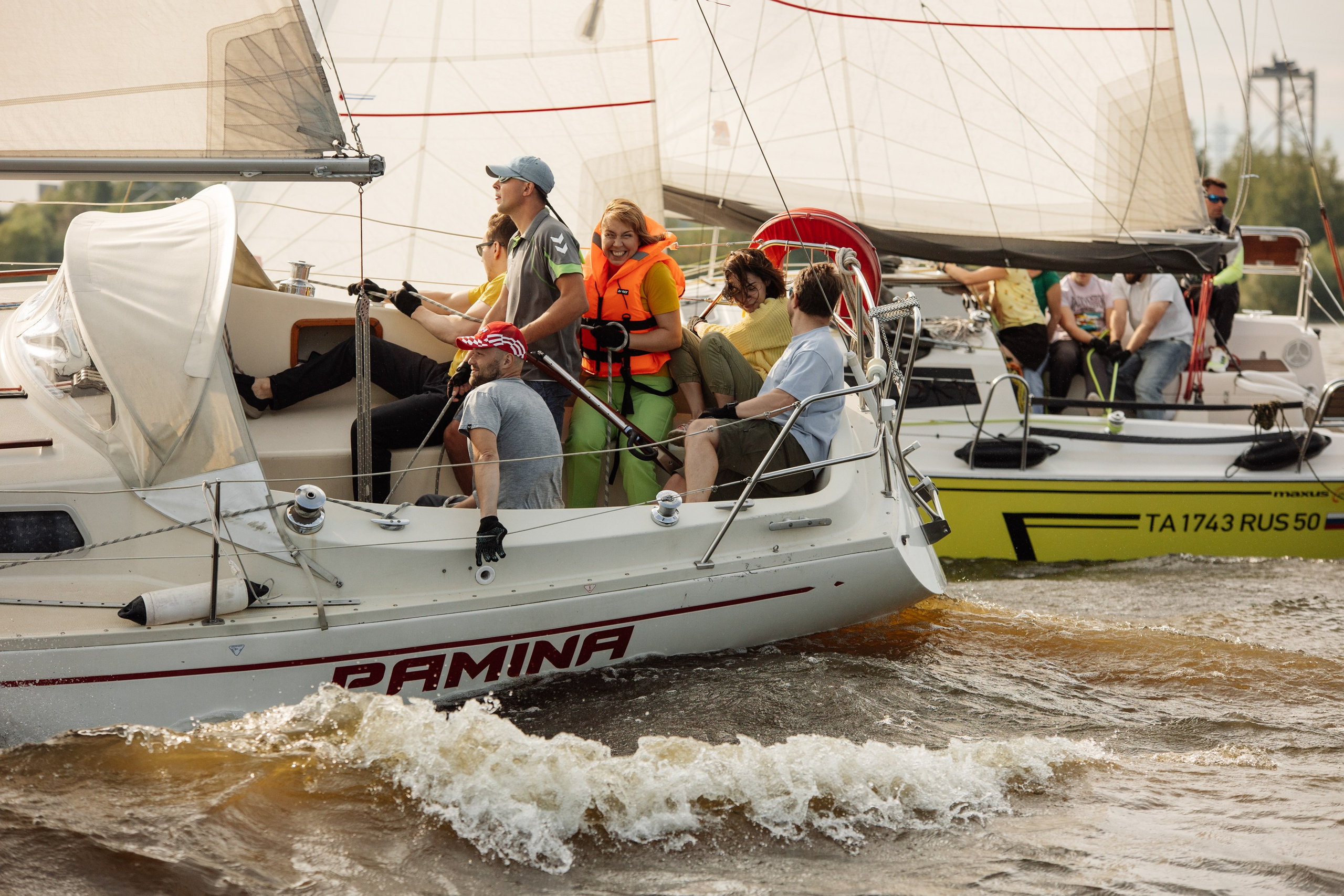 Семейная гонка. Яхты. Репортажный фотограф. Москва. Алина Ланская
