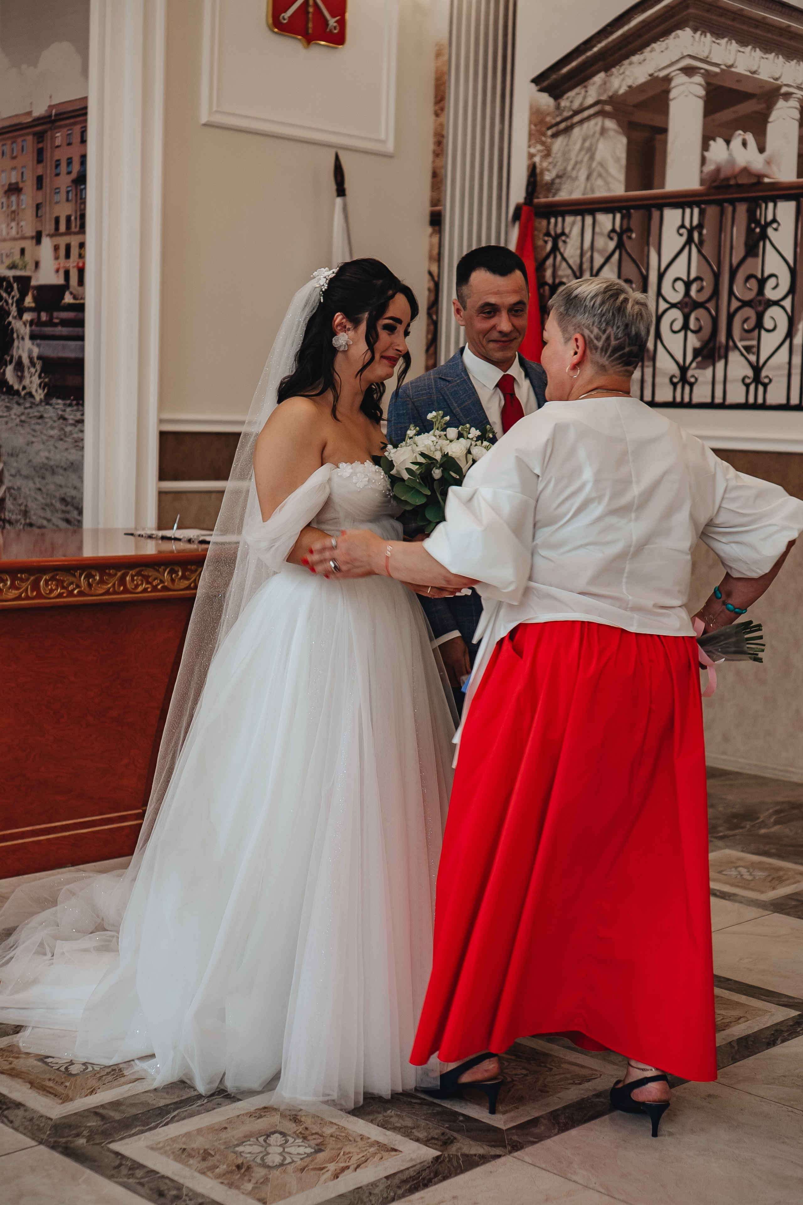 СВАДЕБНАЯ СЬЕМКА В ЗАГСЕ НА МОСКОВСКОМ ПРОСПЕКТЕ. Профессиональный фотограф, Санкт-Петербург — Виктория Богомолова