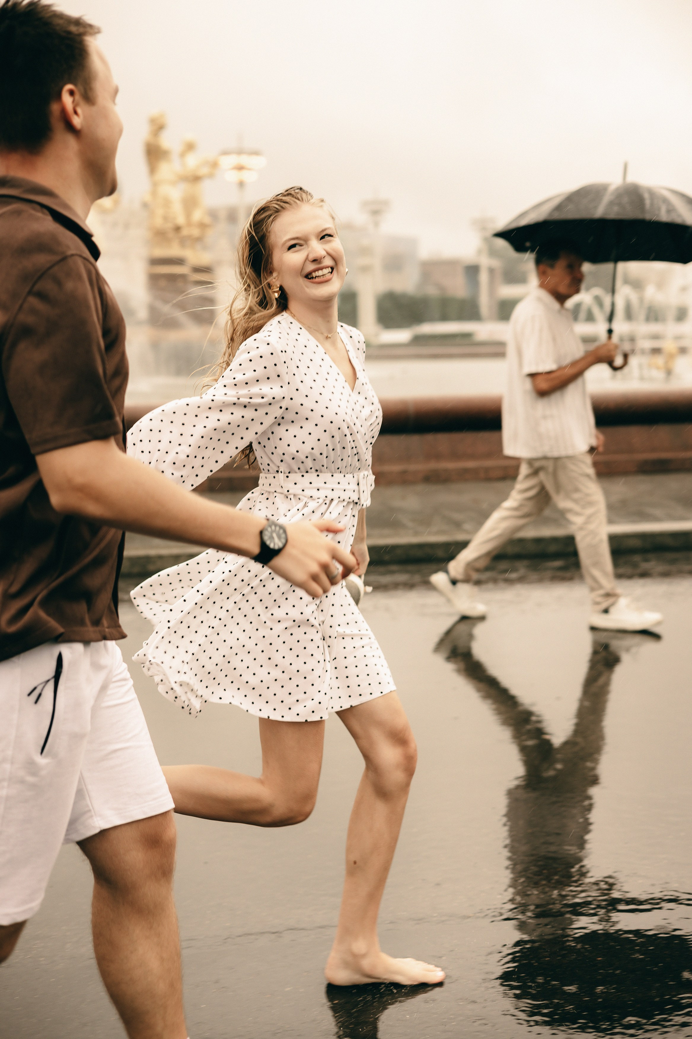 Дождь и любовь. Семейный фотограф, детские, семейные, лав стори съемки в Москве