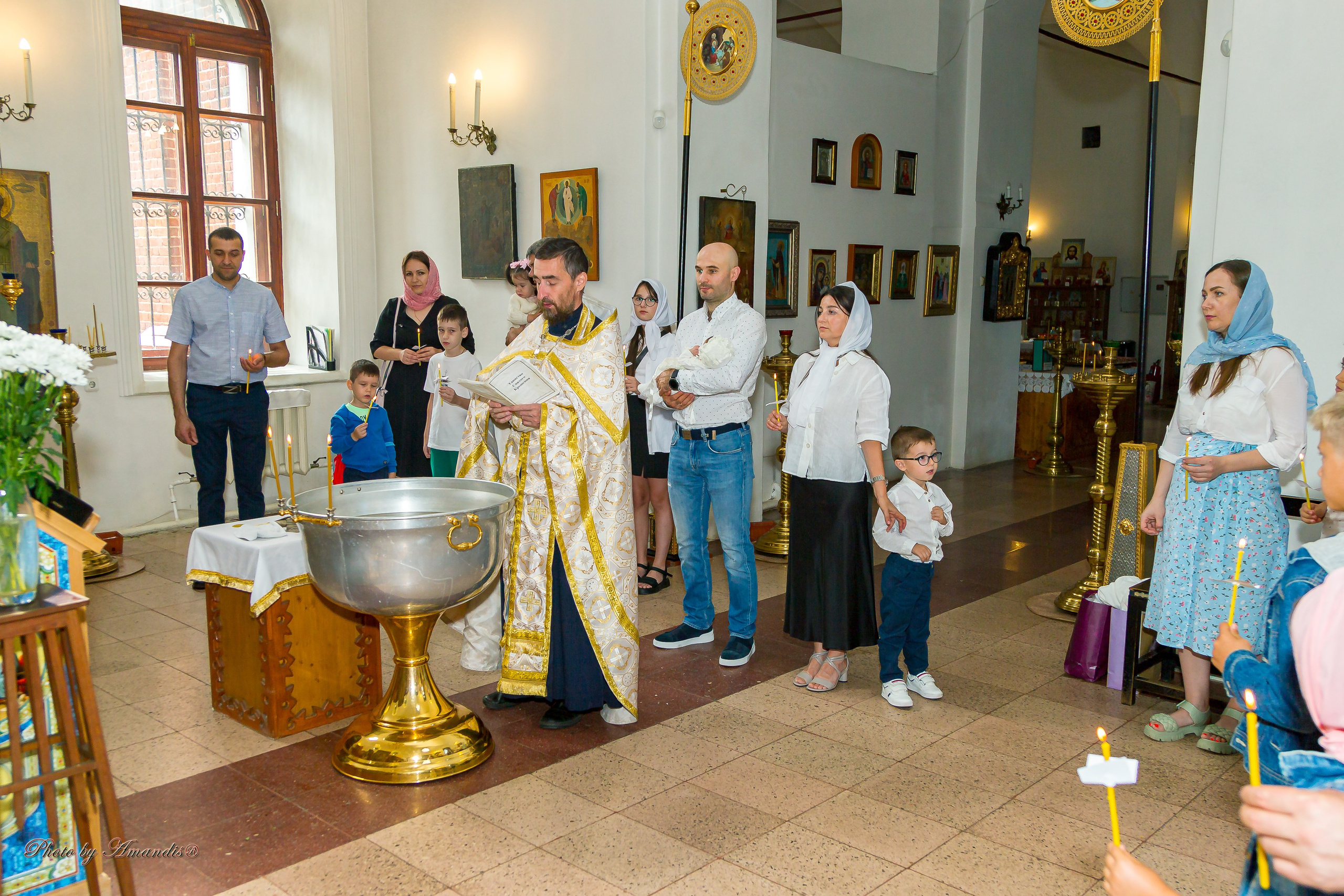 Крещение в д. Еганово (август 2024). Репортажная съемка в Москве и области. Анималистика