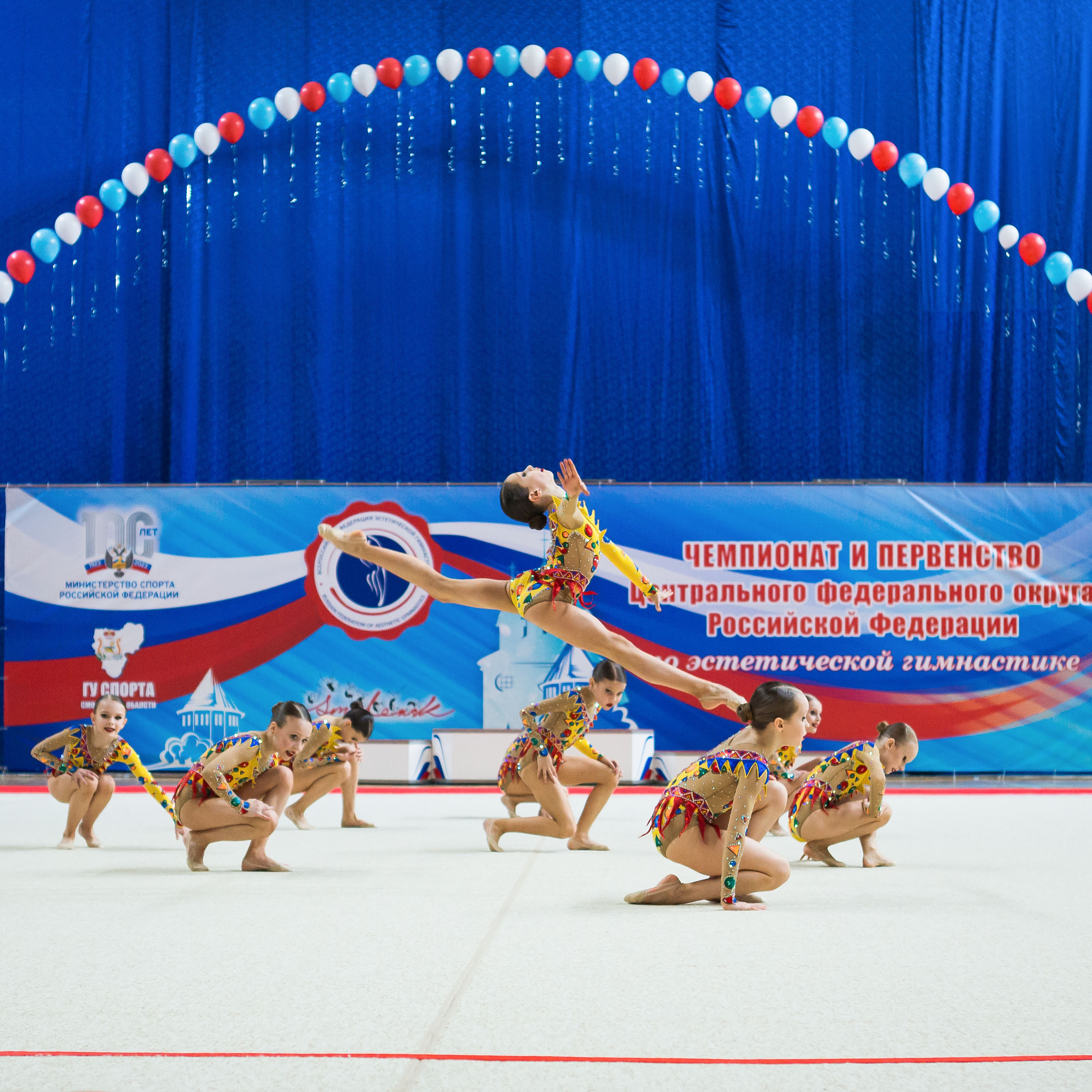 ЧиП ЦФО по эстетической гимнастике. Смоленск 18–19 марта 2023. Спортивный фотограф Александр Васильев. RG и AGG