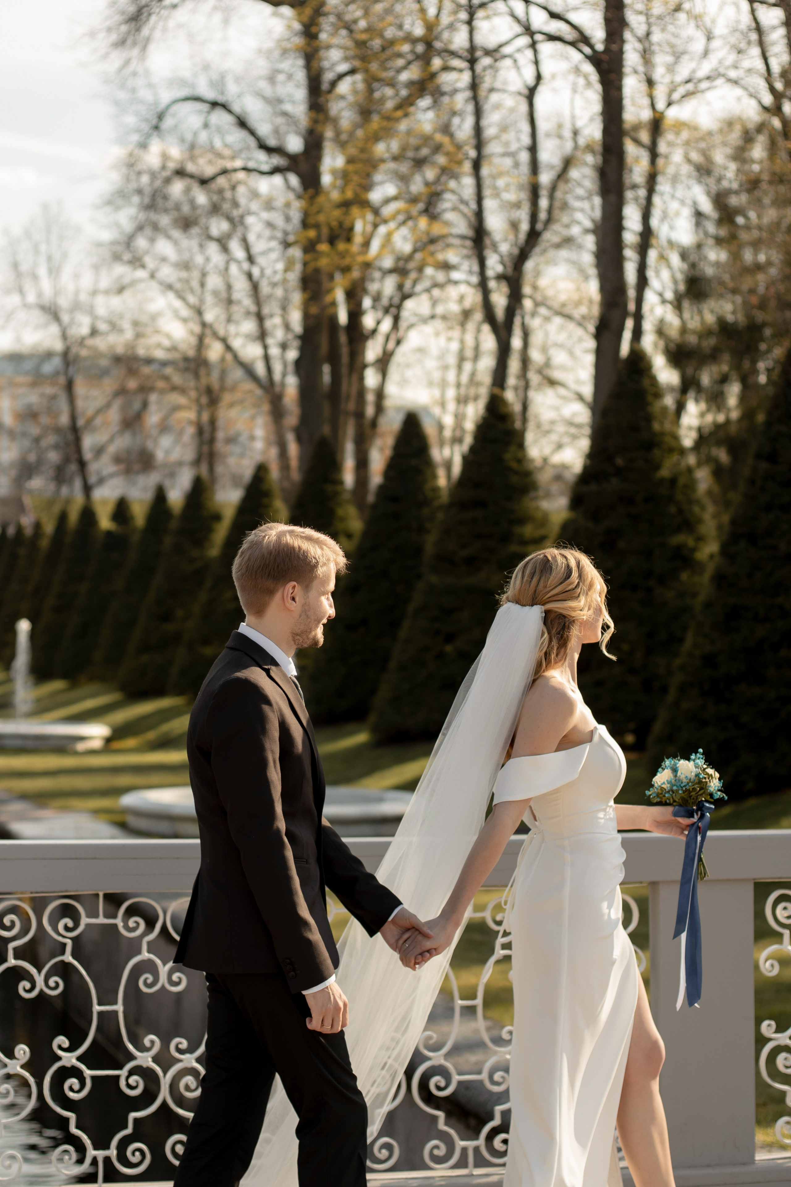 Петергоф / ЗАГС + прогулка. Свадебный и семейный фотограф в Москве Диана Левченко