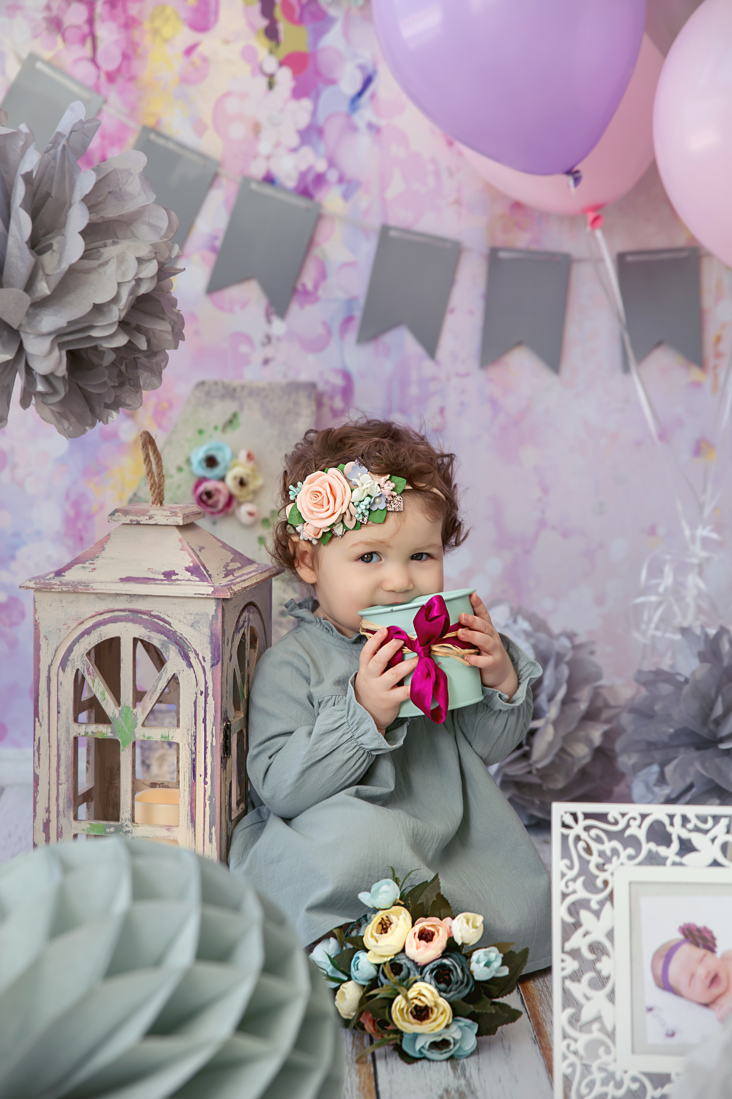 Anniversary of the lovely baby. Professional family and children’s photographer in Izmir Irina Eron
