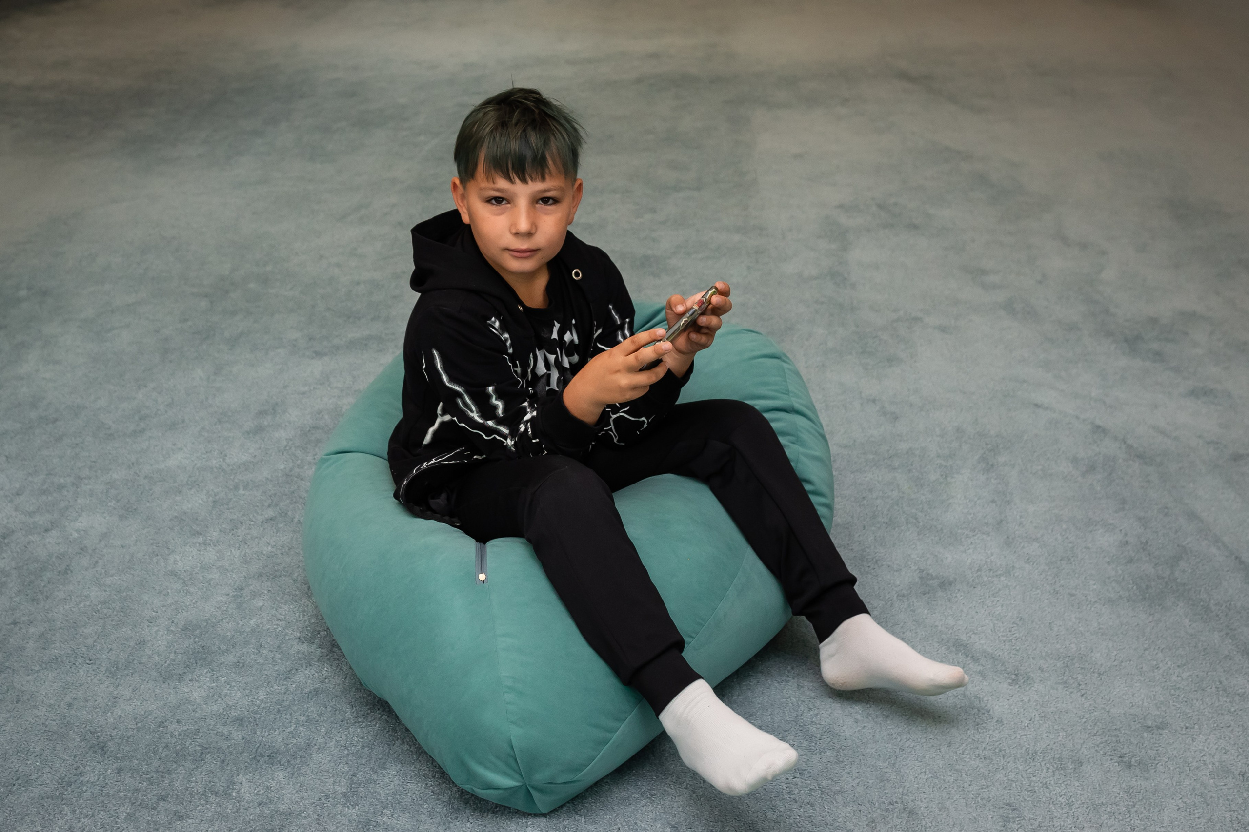 Катя с детками