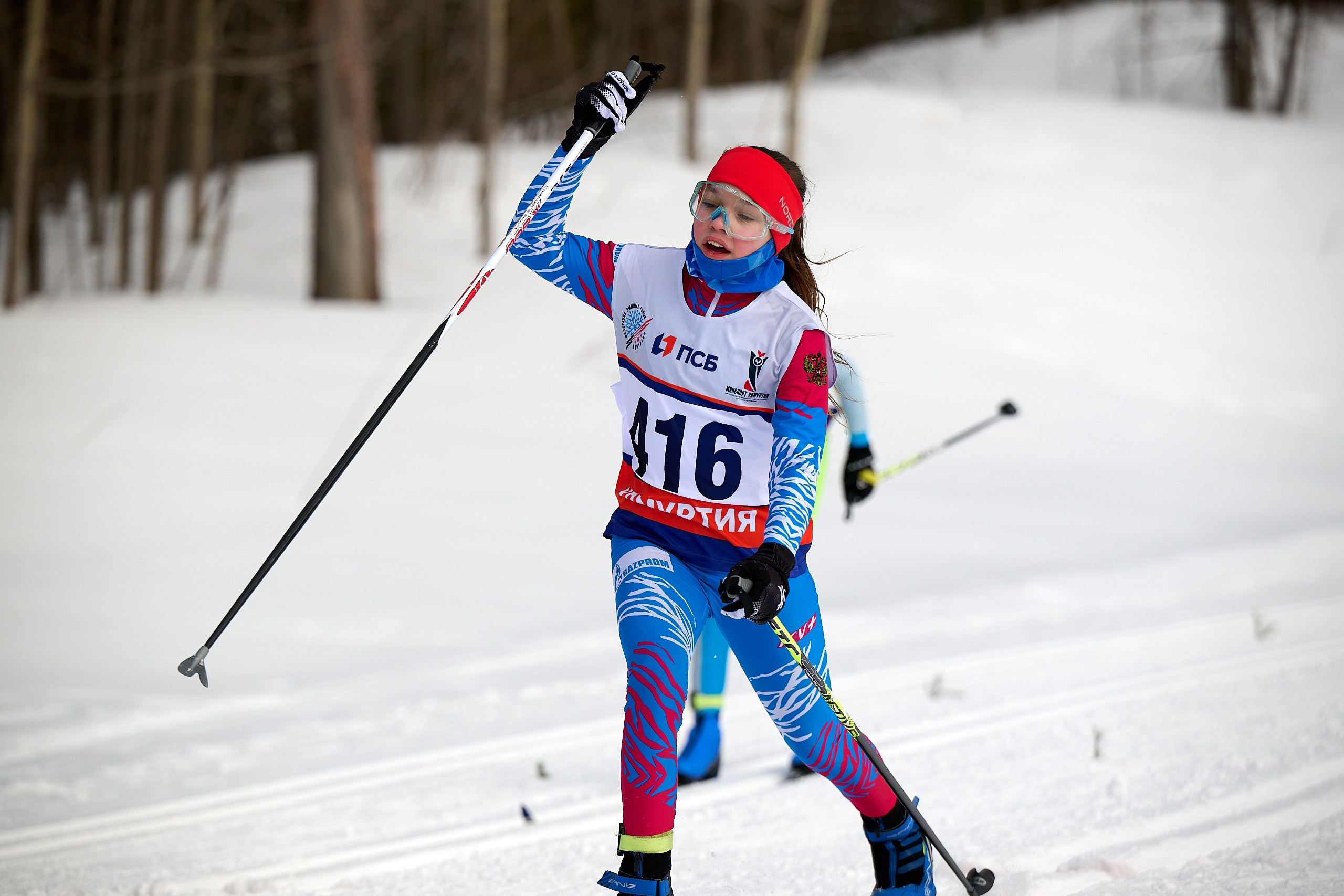 Всероссийские соревнования по лыжным гонкам «Пионерская правда». Ижевс. Спортивный репортажный фотограф в Ижевске Сергей Мерзляков