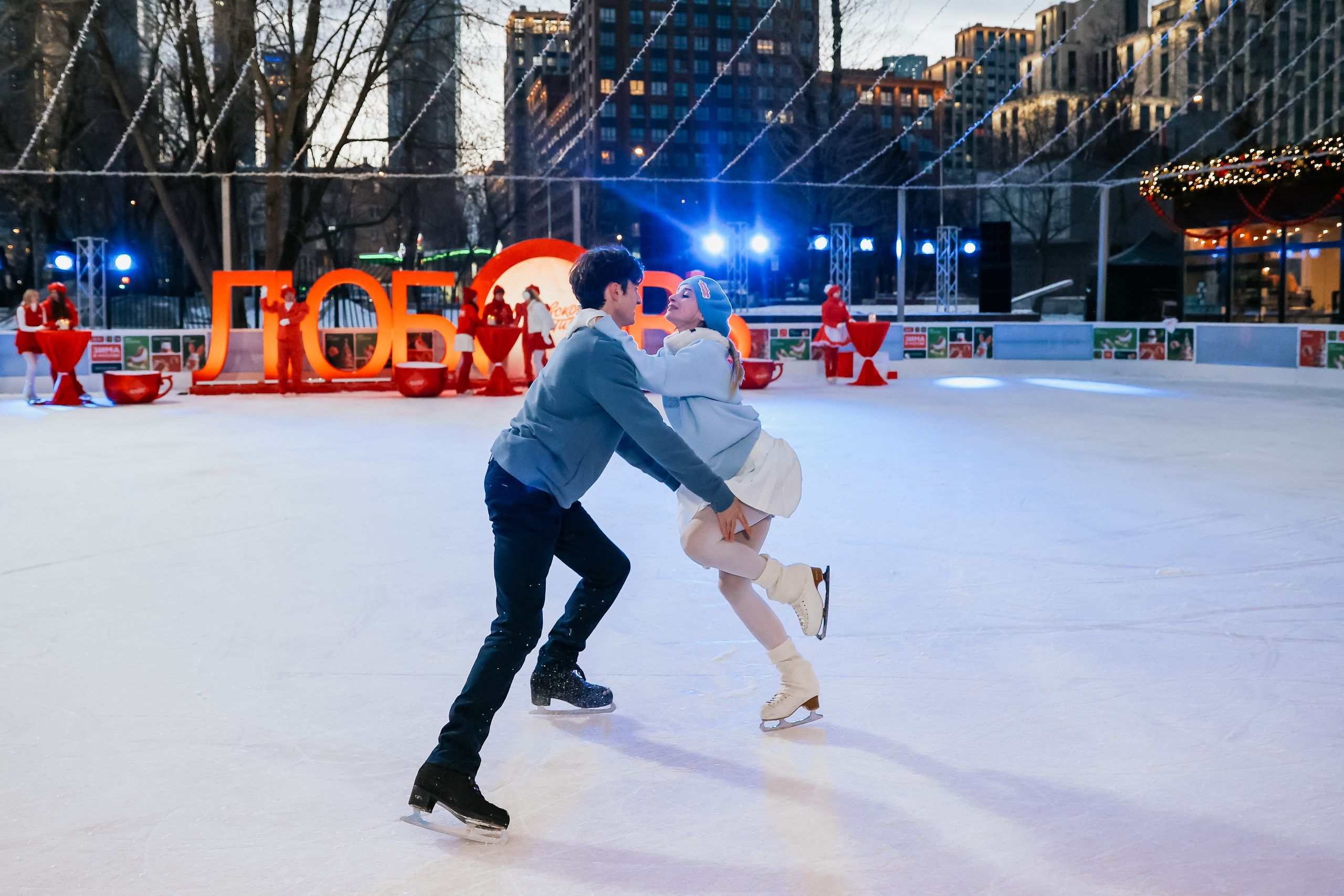 Ледовое шоу Сити каток Московское Чаепитие. Фотограф и видеограф Анна Домашенко