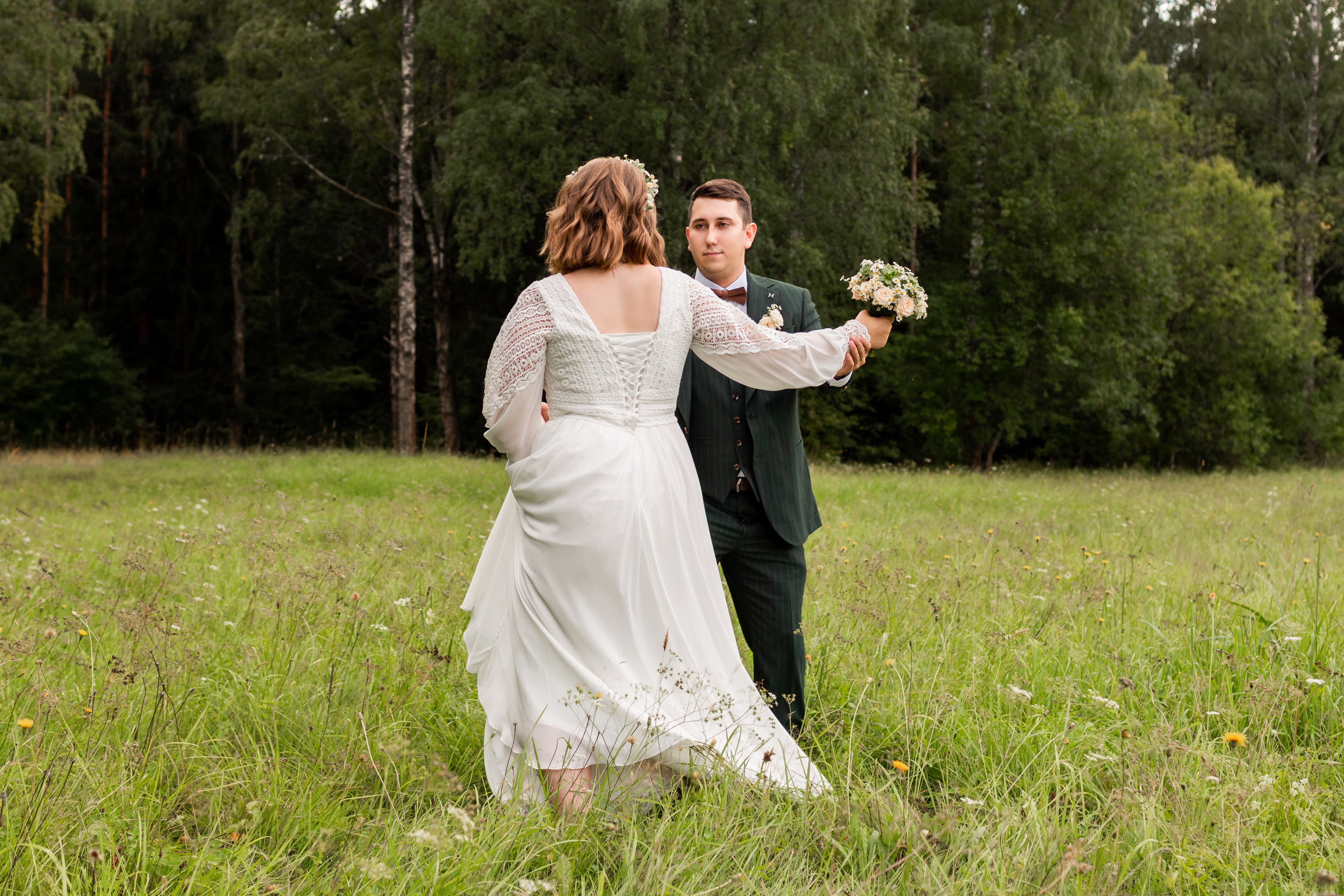 Свадебная фотосессия в Пушкине. Свадебный фотограф Кирилл Белый