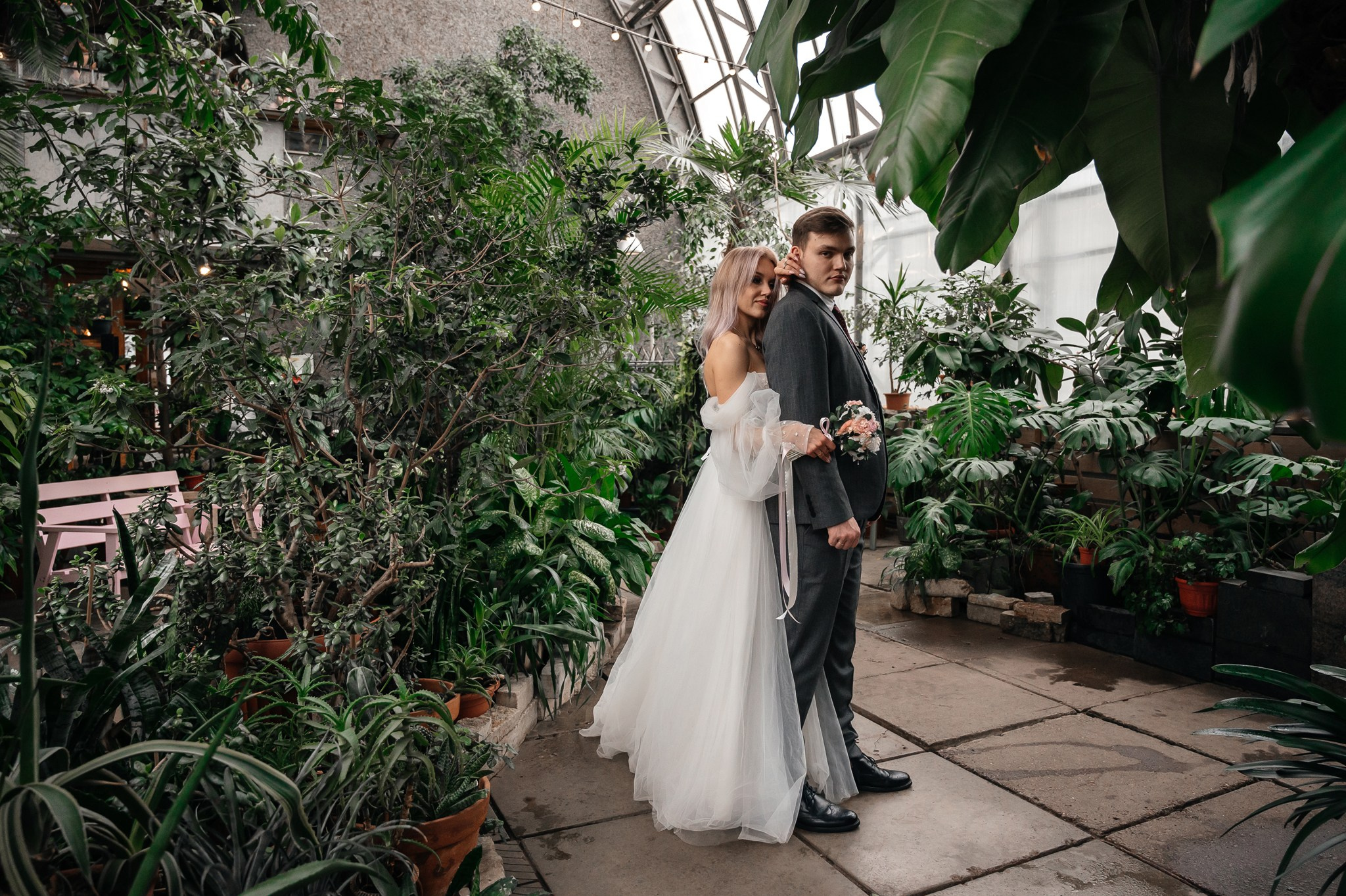 Оранжерея Таврического сада. Свадебный и семейный фотограф из Санкт-Петербурга Климов Анатолий