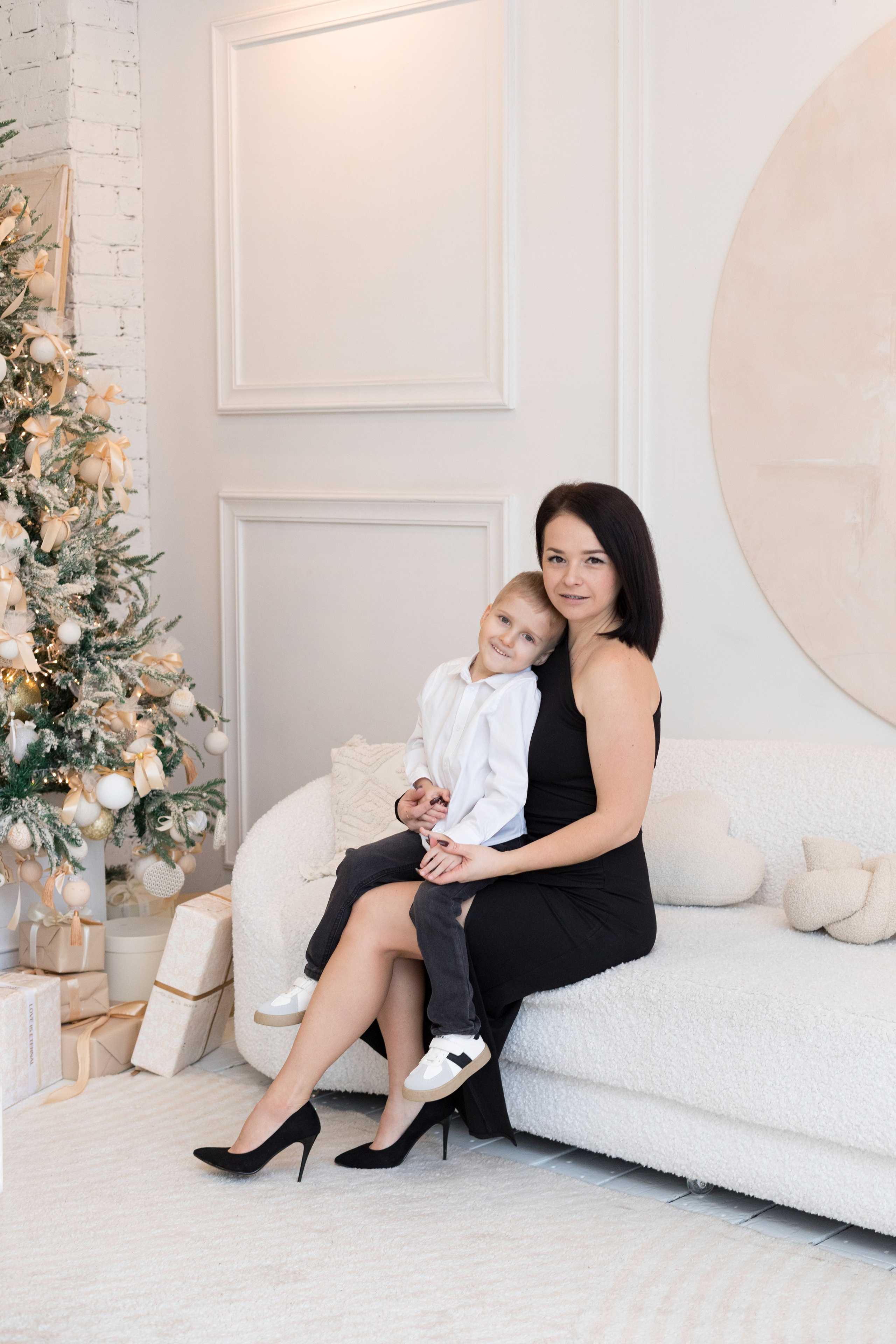 Новогодняя фотосессия Вероники и Феди. Детский и контент фотограф Надя Волкова Санкт-Петербург