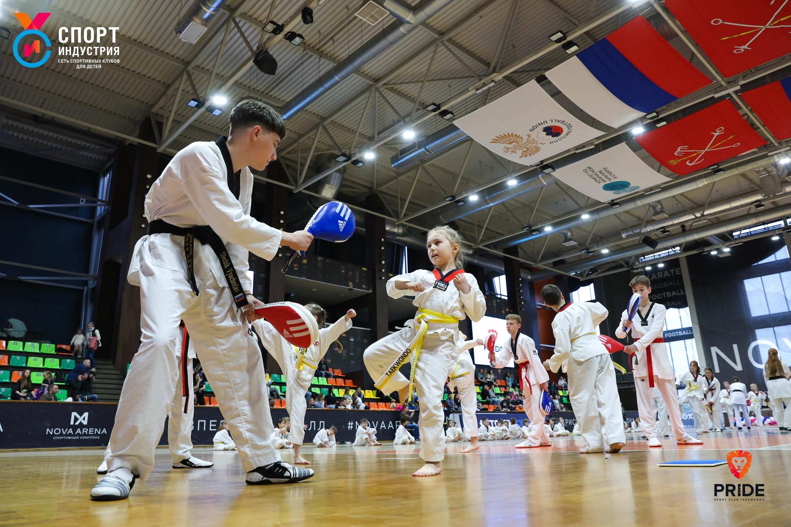 Аттестация по тхэквондо. Фотограф Дарья Попова