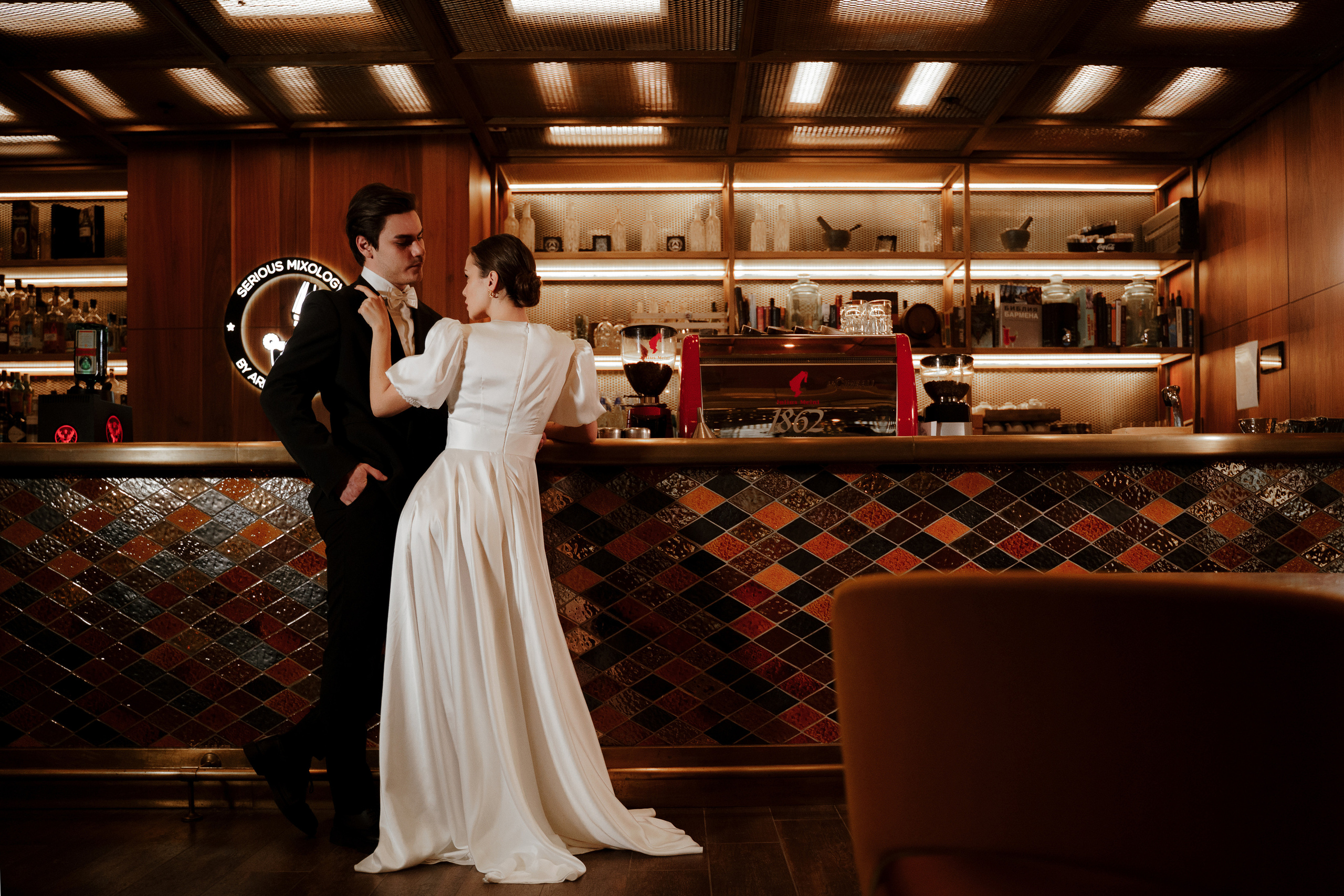 Свадебная фотосессия в отеле Radisson Blu Olympiyskiy Hotel Moscow 5*