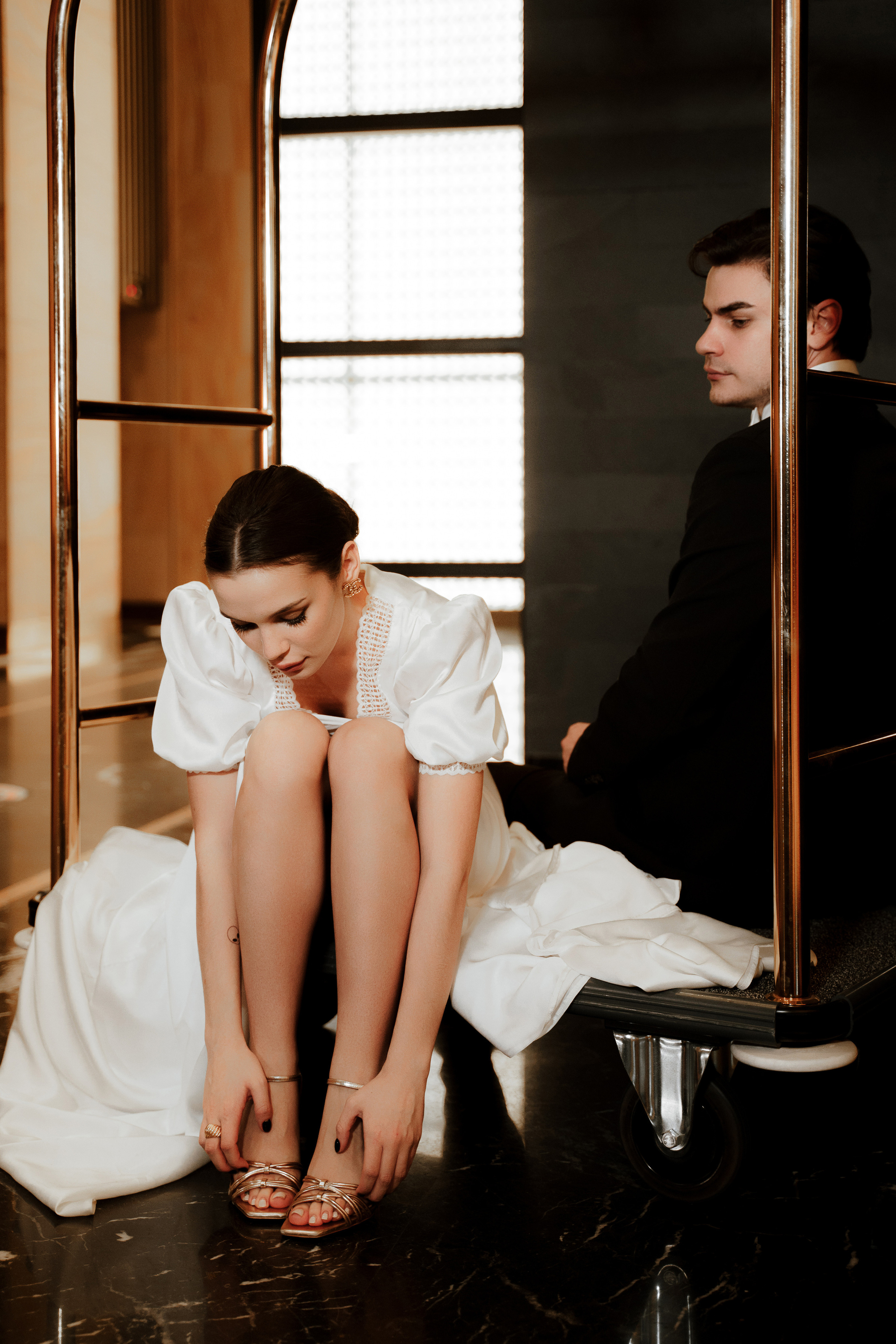 Свадебная фотосессия в отеле Radisson Blu Olympiyskiy Hotel Moscow 5*