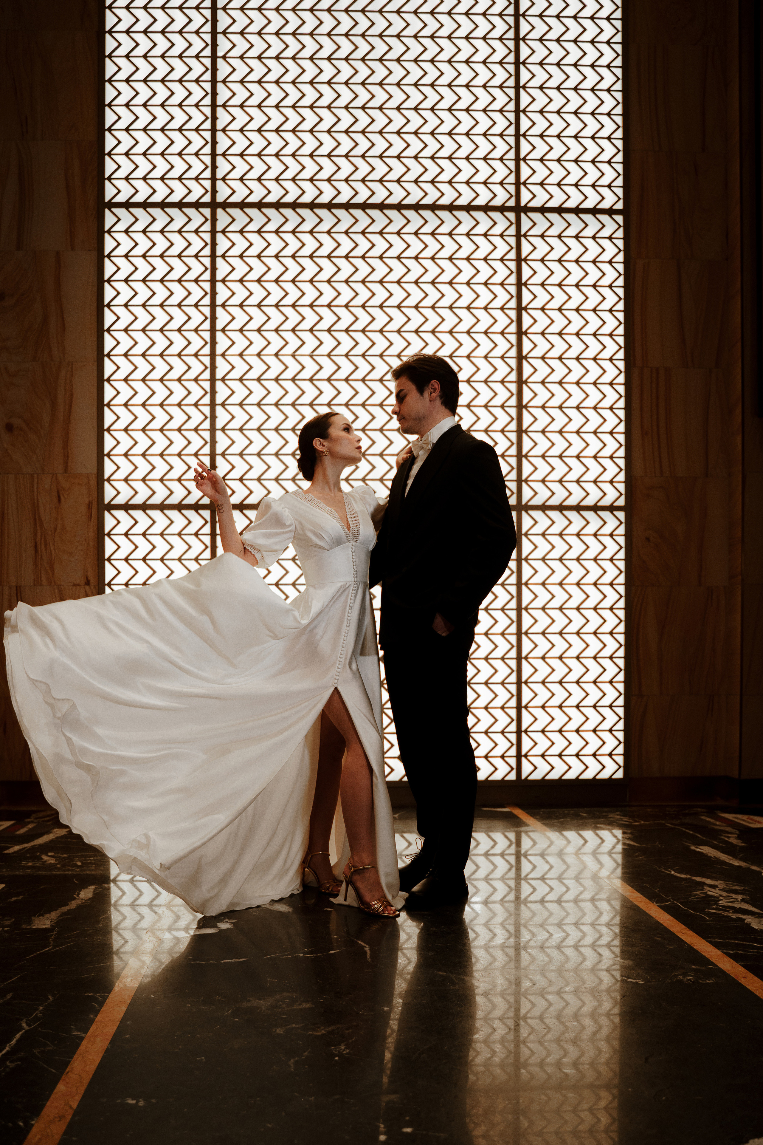 Свадебная фотосессия в отеле Radisson Blu Olympiyskiy Hotel Moscow 5*