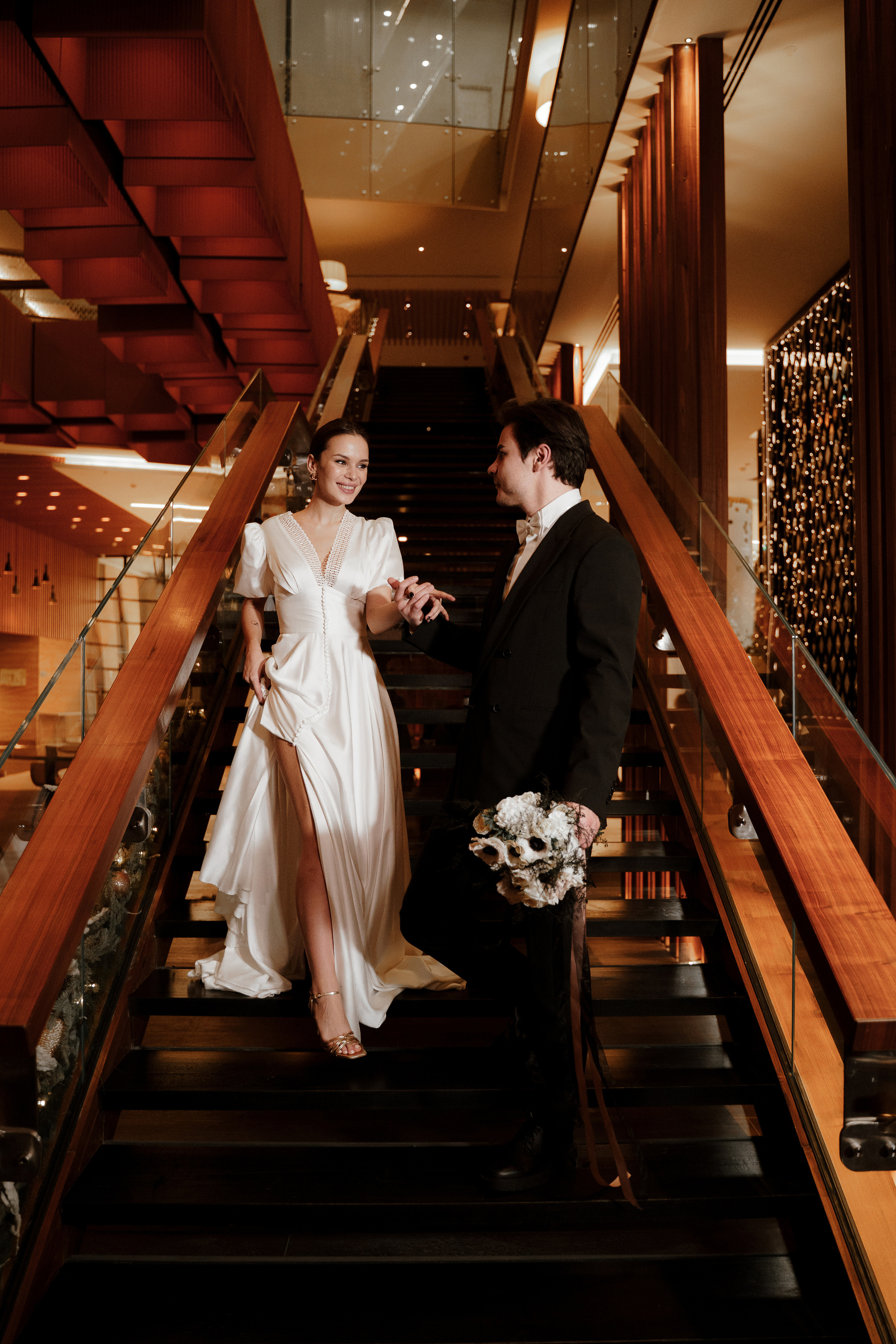 Свадебная фотосессия в отеле Radisson Blu Olympiyskiy Hotel Moscow 5*