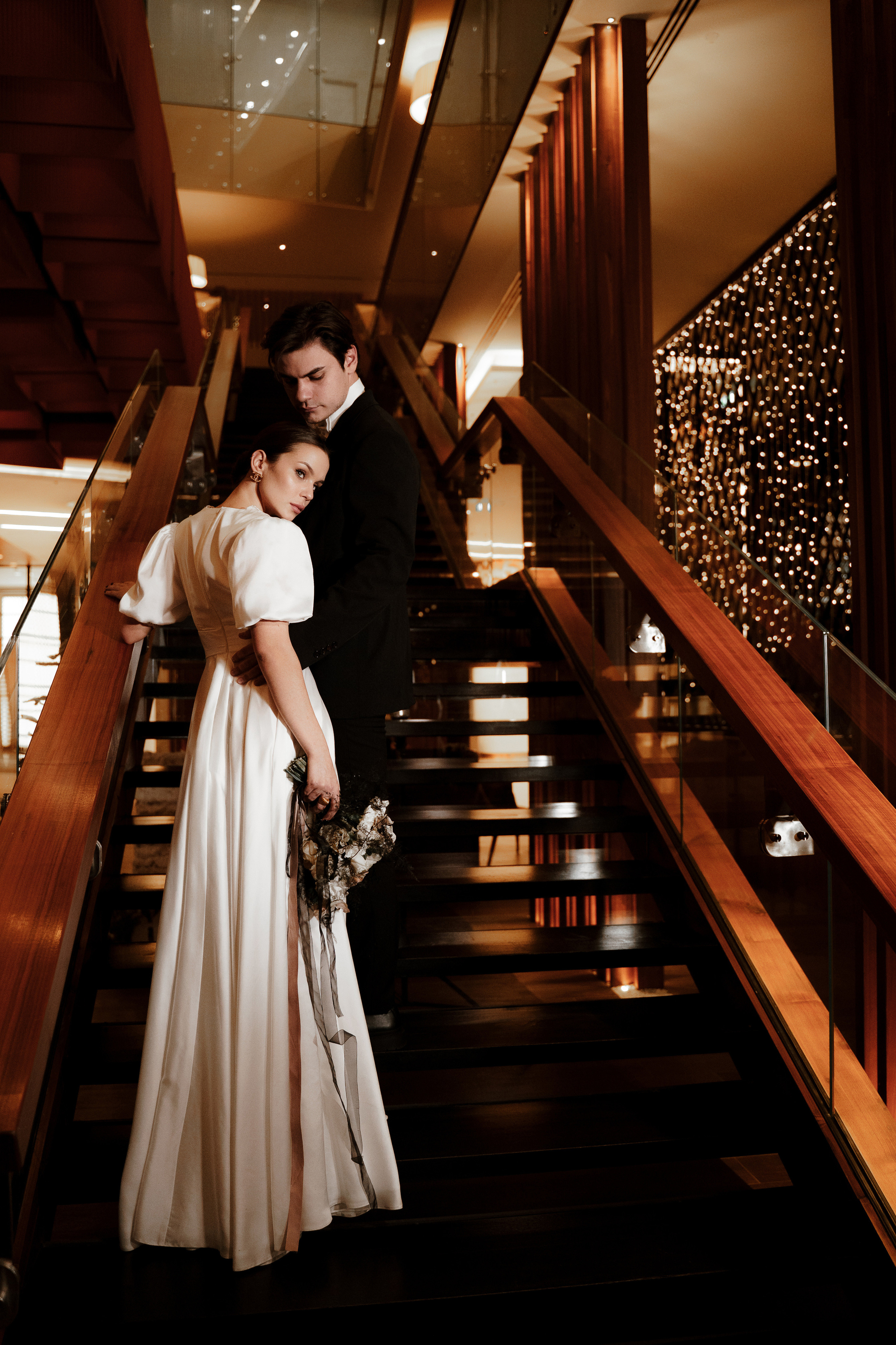 Свадебная фотосессия в отеле Radisson Blu Olympiyskiy Hotel Moscow 5*