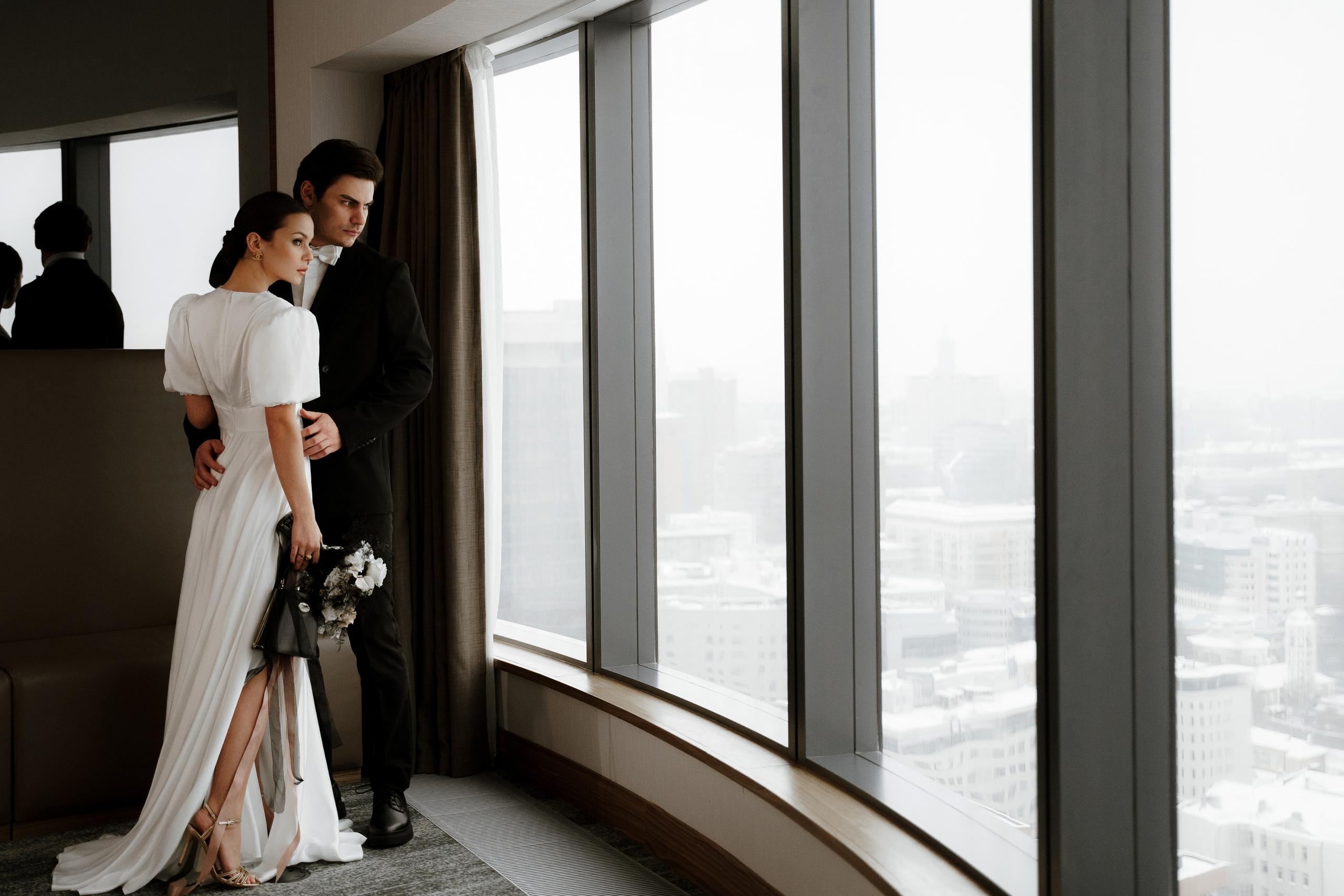 Свадебная фотосессия в отеле Radisson Blu Olympiyskiy Hotel Moscow 5*