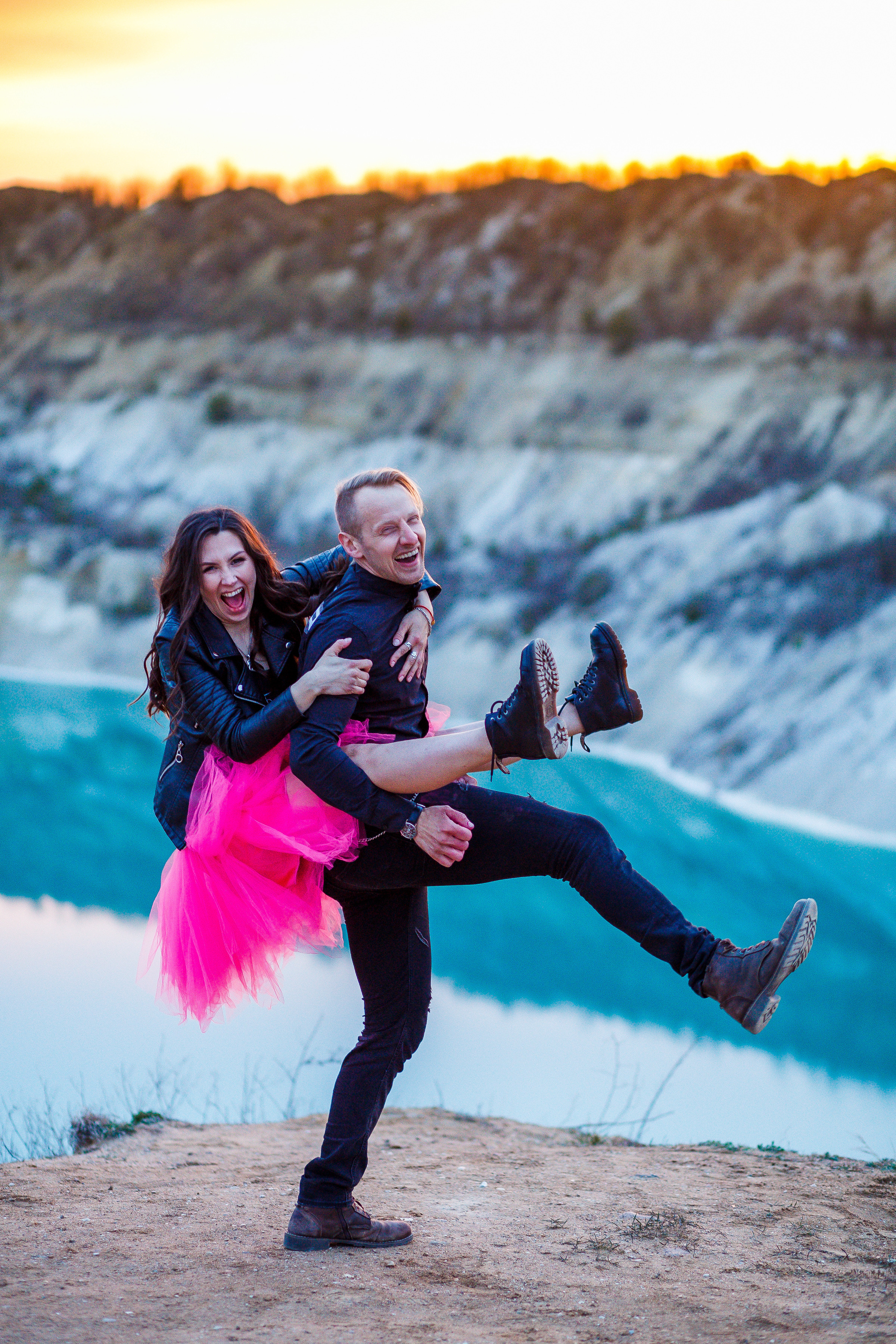 Motorcycle gender reveal. Fotograf ślubny Białystok Warszawa Zakopane