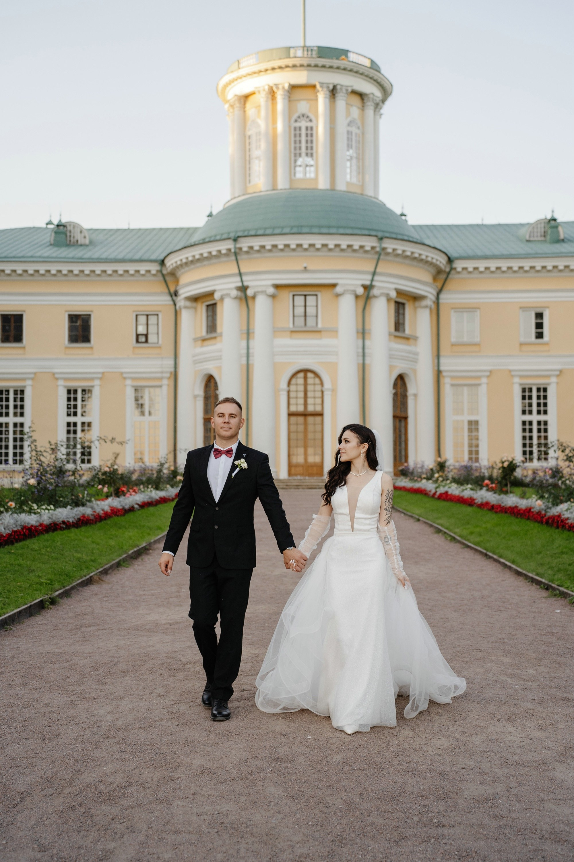 Свадьба в усадьбе Архангельское. Свадебный и семейный фотограф в Москве Светлана Зоткина