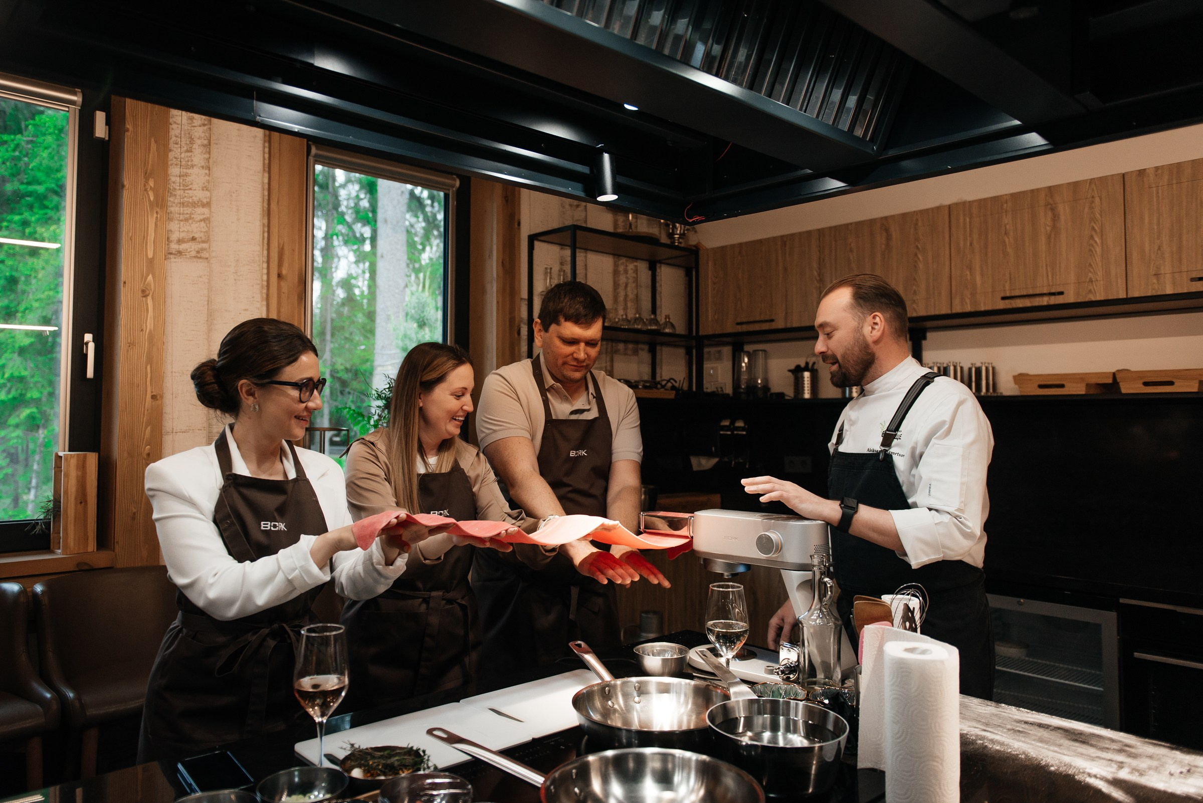 свадебный ужин в ресторане Чаща в Охта парке