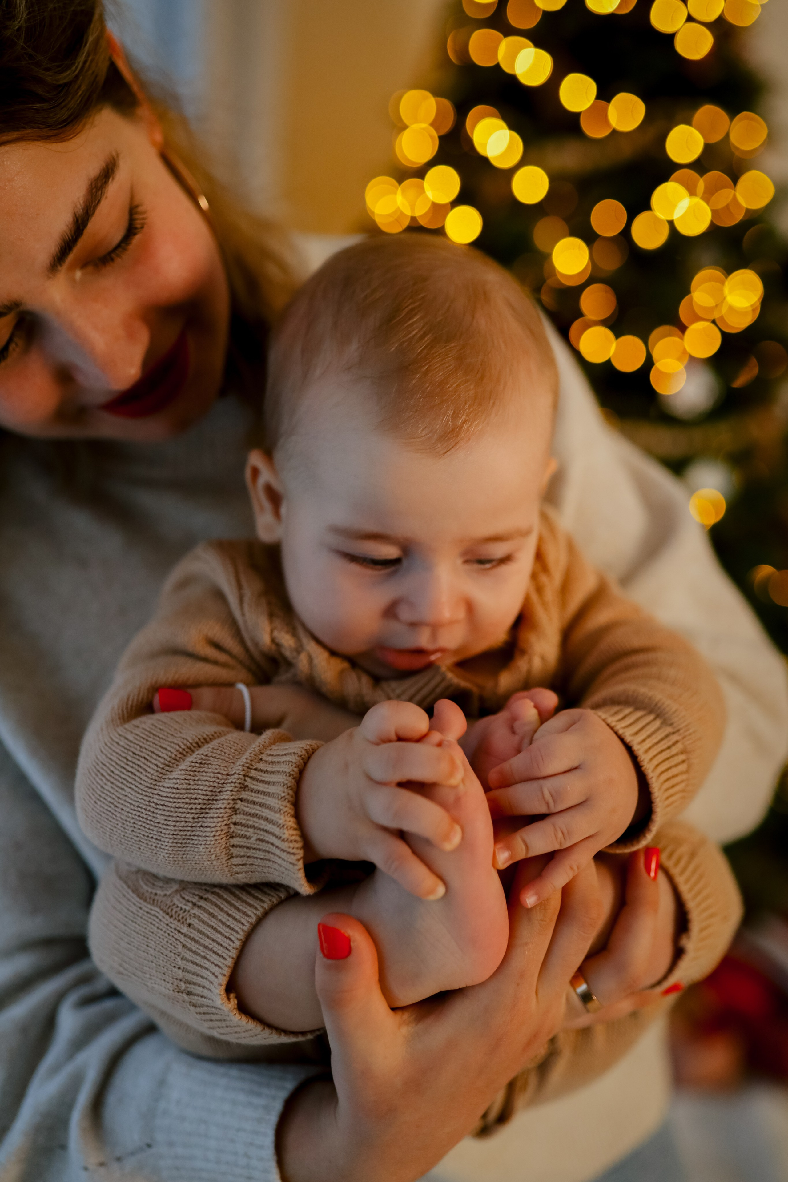 Теплое семейное новогоднее. Свадебный и семейный фотограф в Варшаве