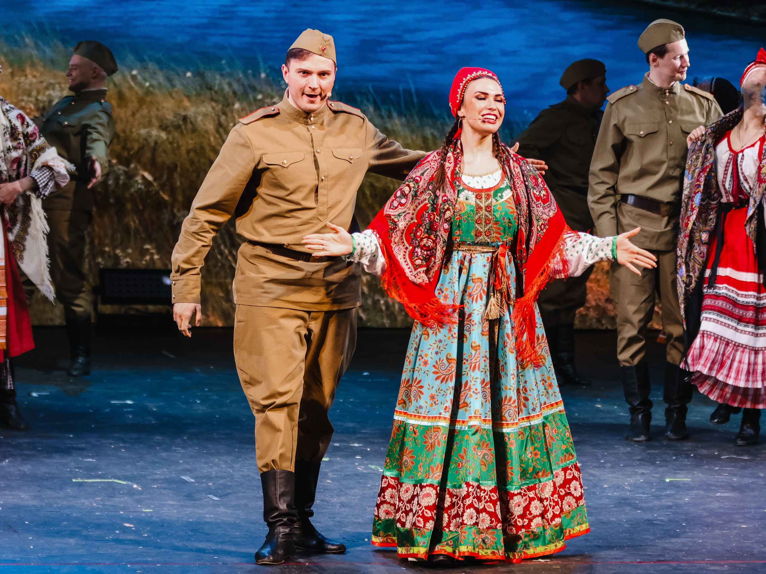 Василий Теркин, театр «Русская песня». Фотограф Ольга Махалова — Санкт-Петербург, Москва, Нижний Новгород