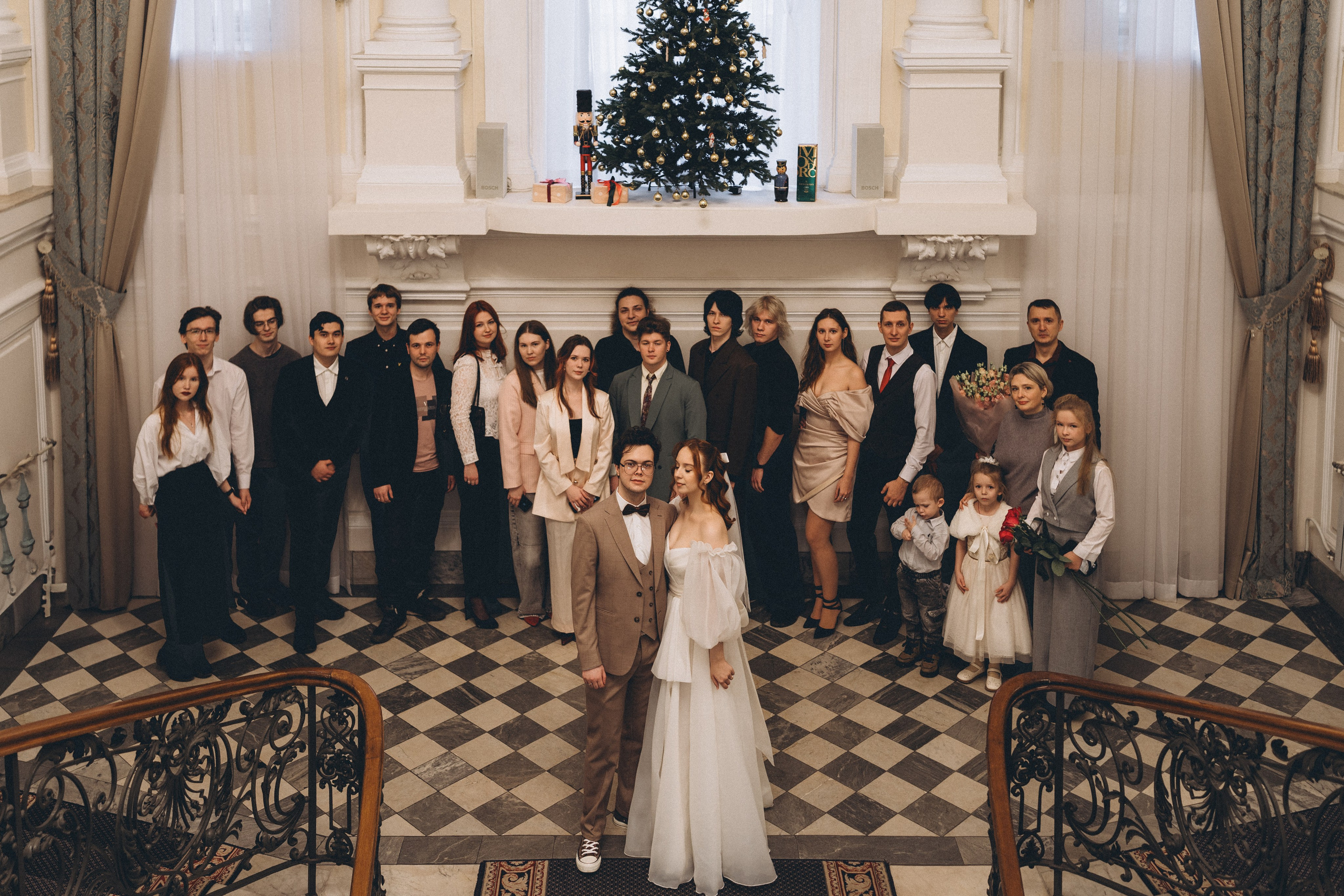 СВАДЕБНАЯ СЬЕМКА ВО ВТОРОМ ДВОРЦЕ С ГОСТЯМИ И ПРОГУЛКА В ТАВРИЧЕСКОМ САДУ. Профессиональный фотограф, Санкт-Петербург — Виктория Богомолова