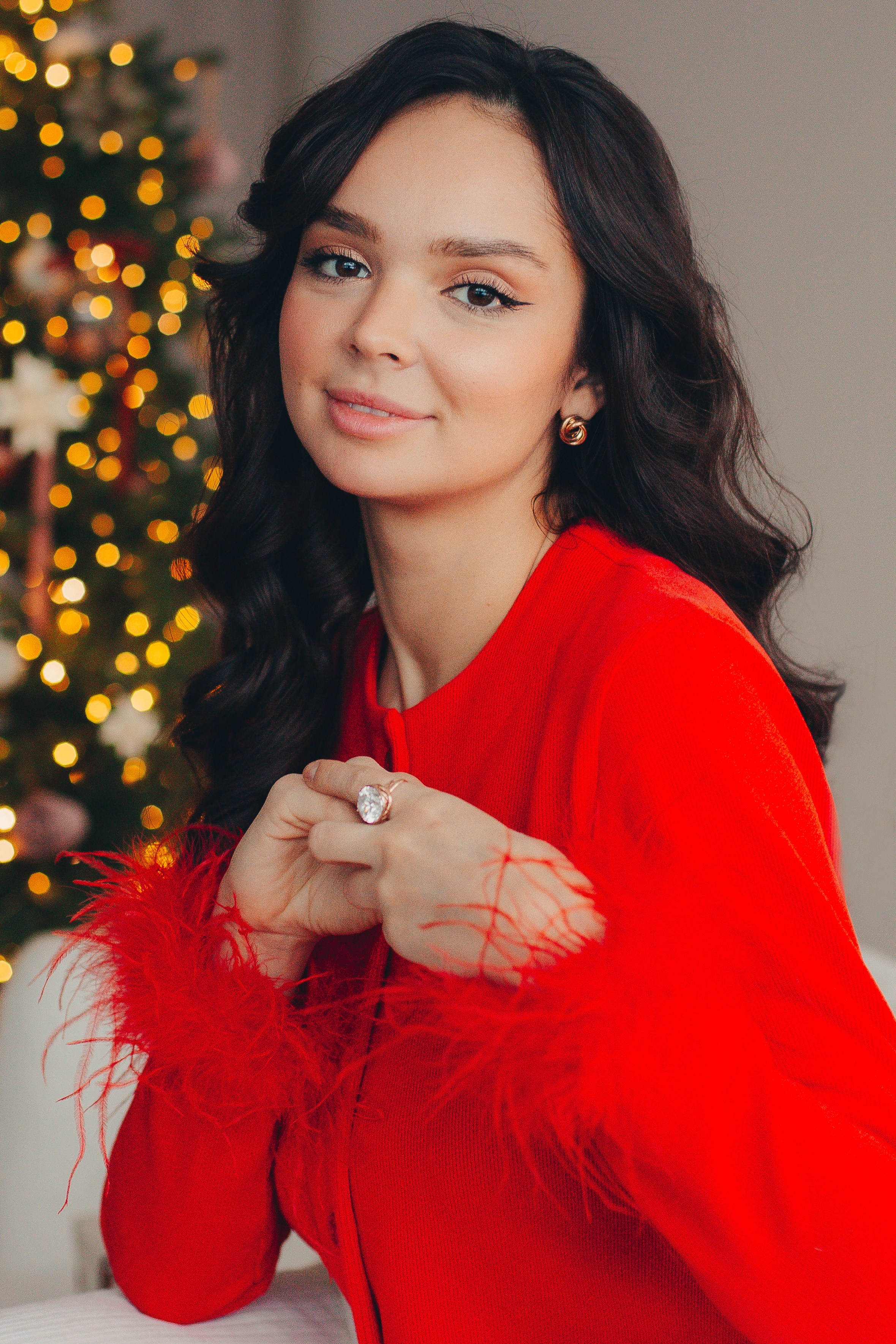 Новогодняя съёмка в студии. Фотограф Евгения Мальцева, Архангельск