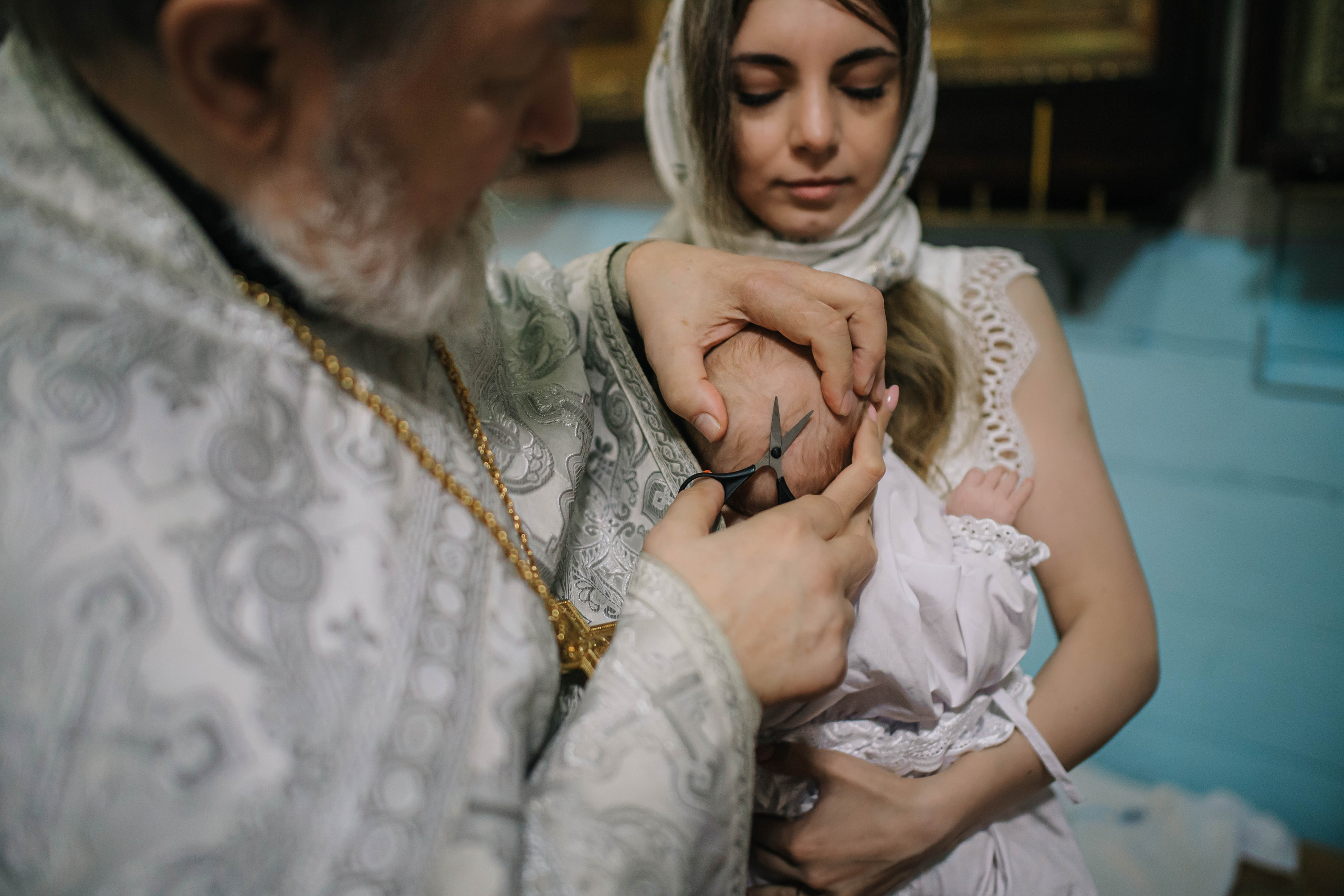 Крещение Кирилла. Фотограф Дарья Маташкова