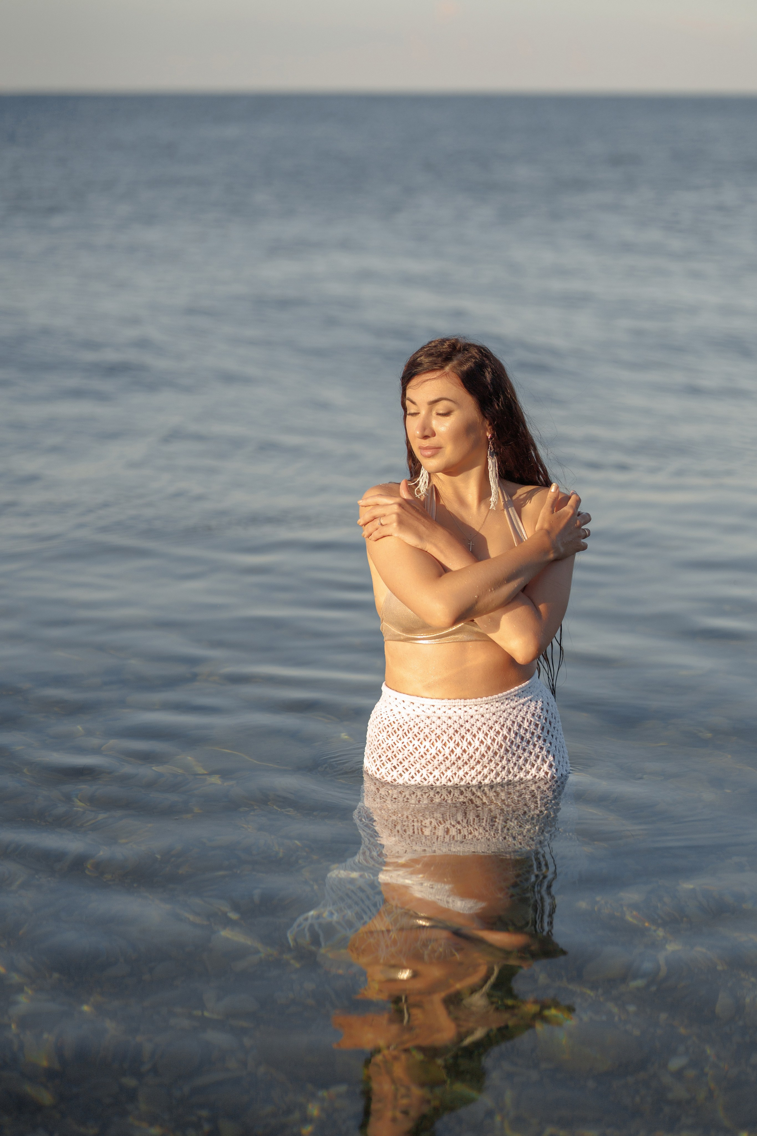 Рассвет на Тонком мысу. Семейный и портретный фотограф в Геленджике Любовь Бодрова