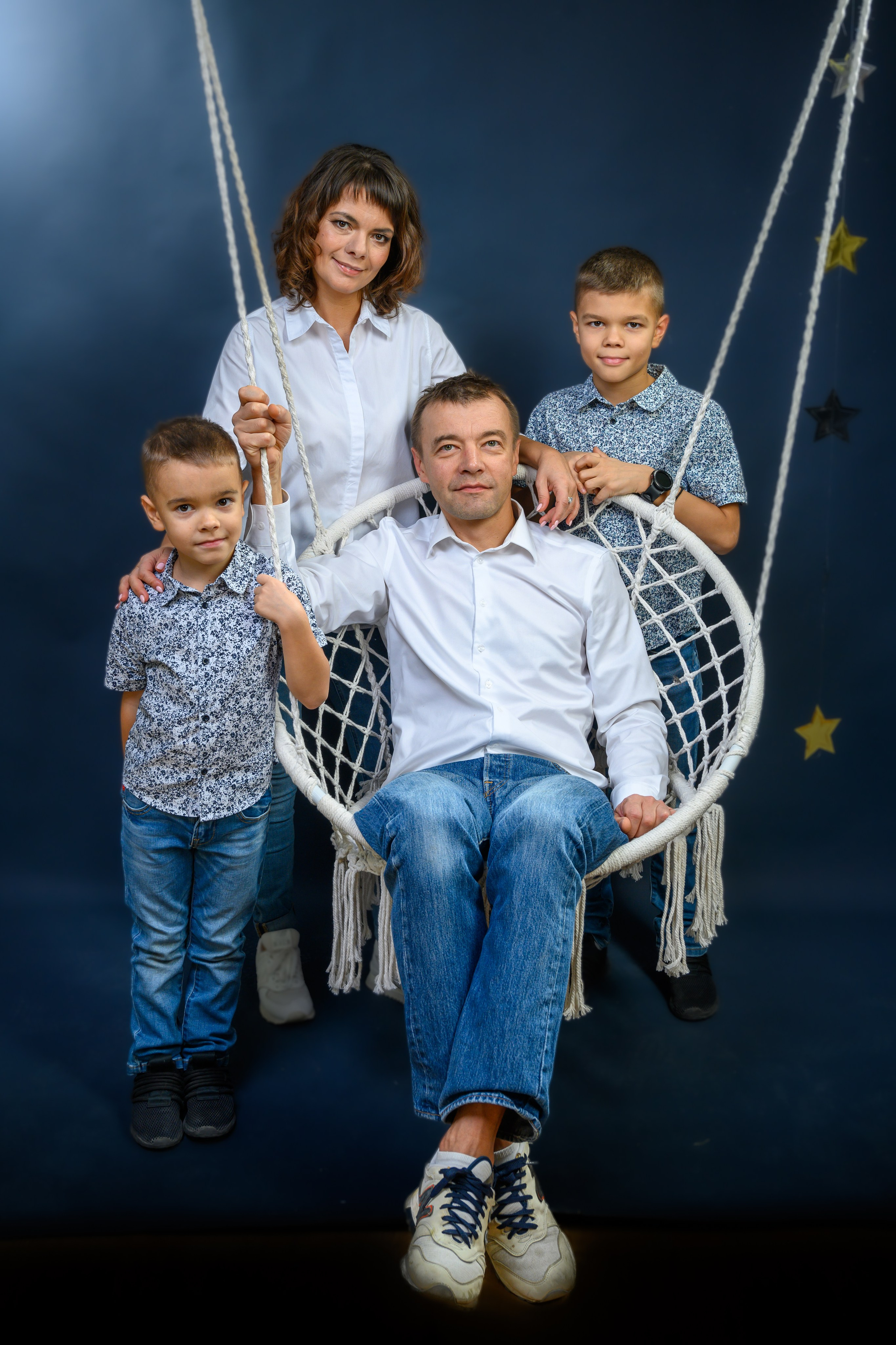 Леокадия, семейная фотосессия. Фотограф Андрей Зикеев, фотостудия AzArt Studio в Москве