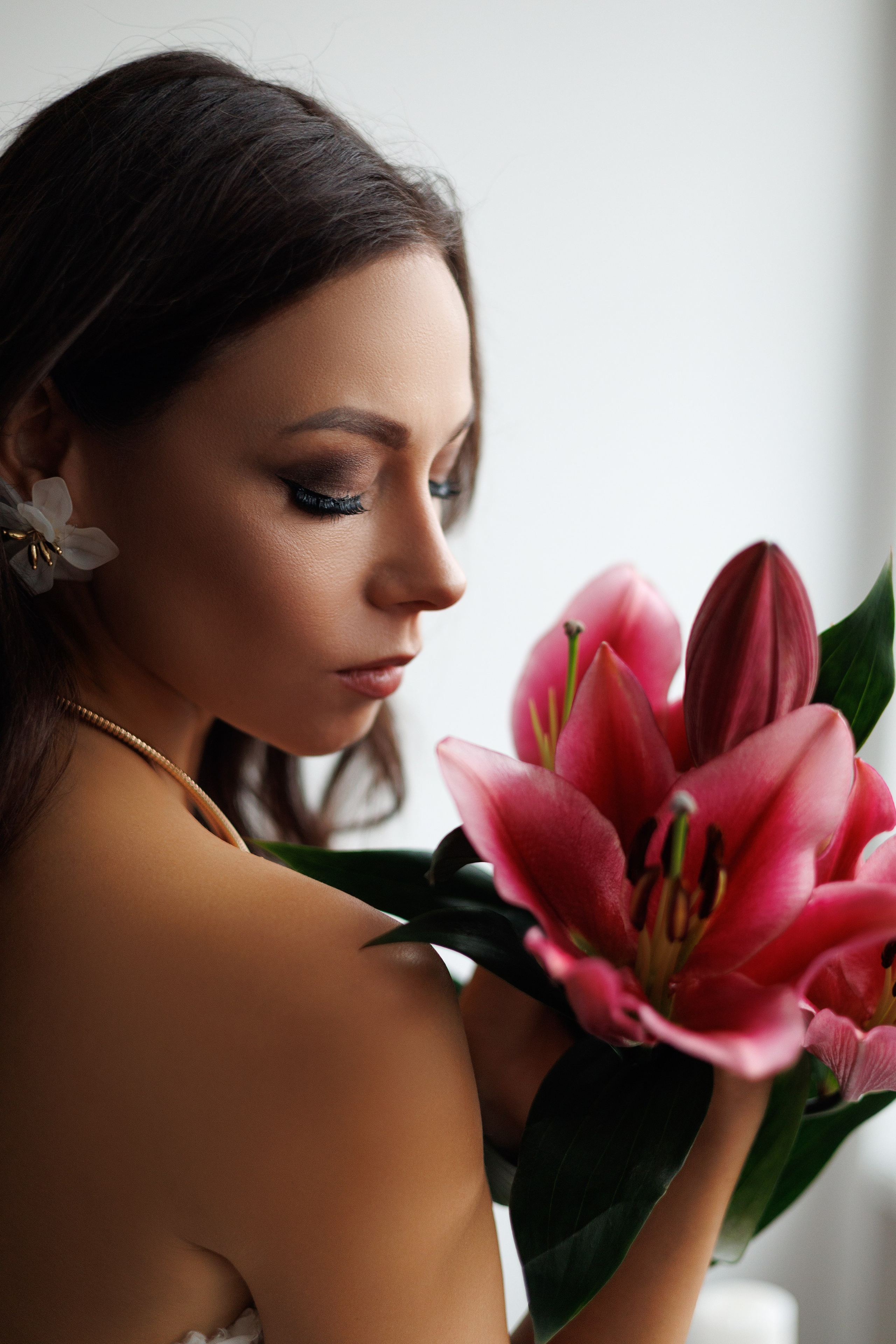 Женский портрет в студии. Фотограф Минск