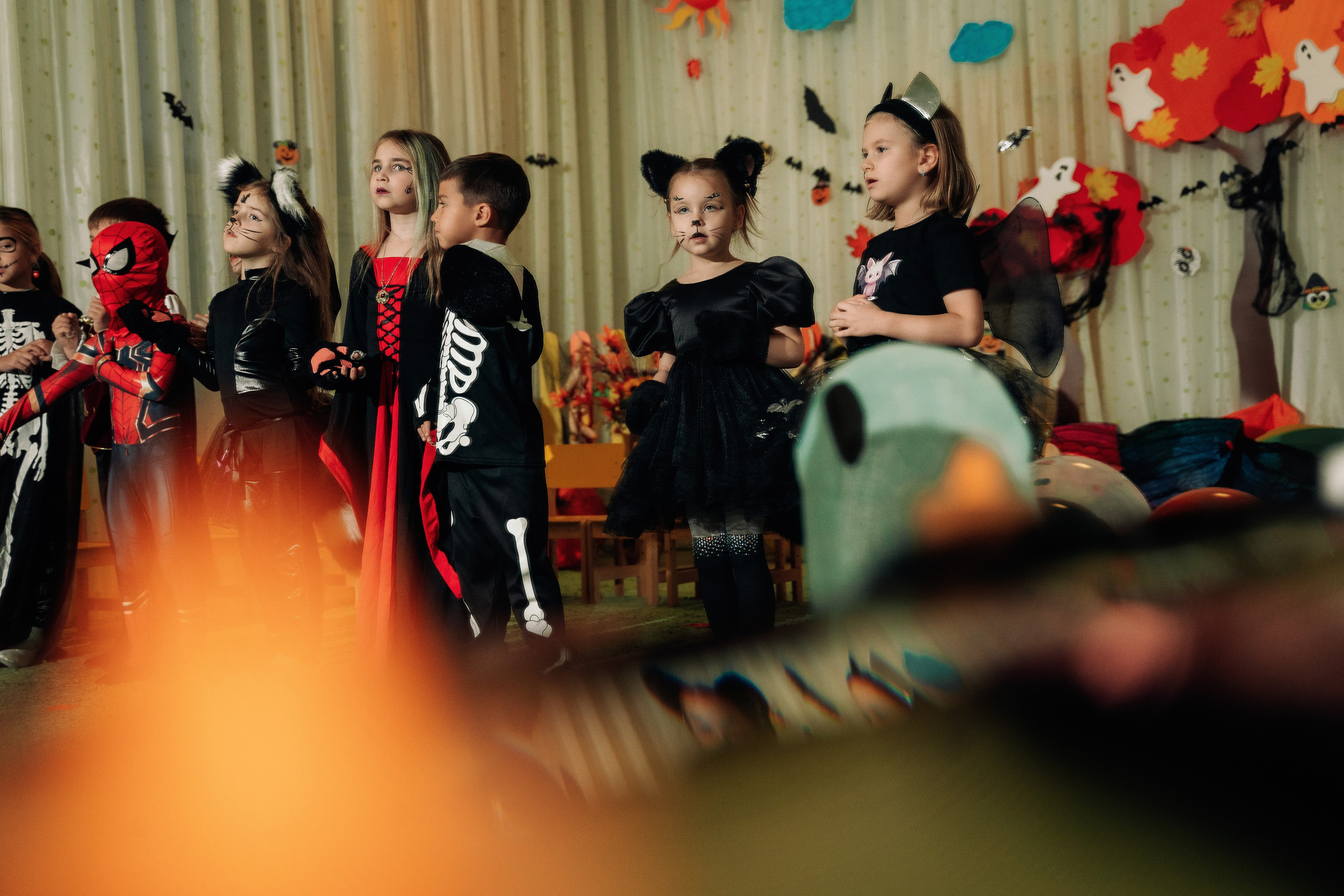 Halloween party в садике Филлипок. Свадебный и семейный фотограф в Москве и МО Геннадий Туманцев