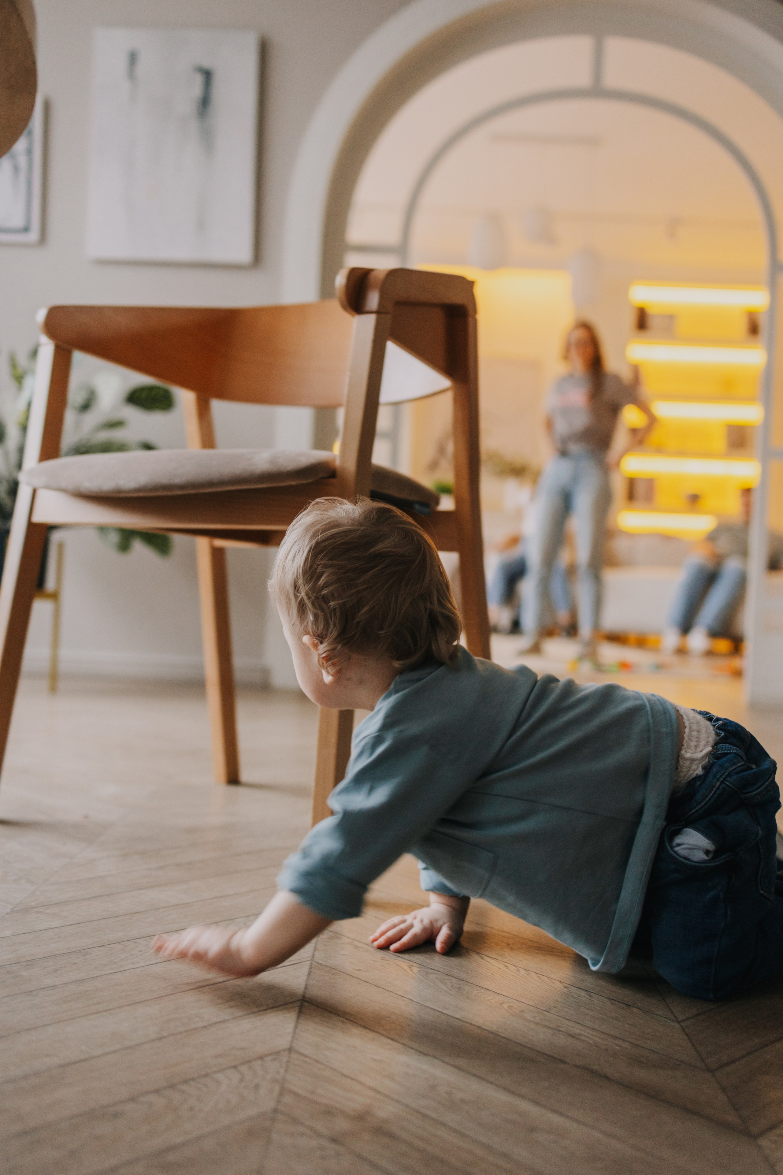 Большая семья. Домашняя фотосессия