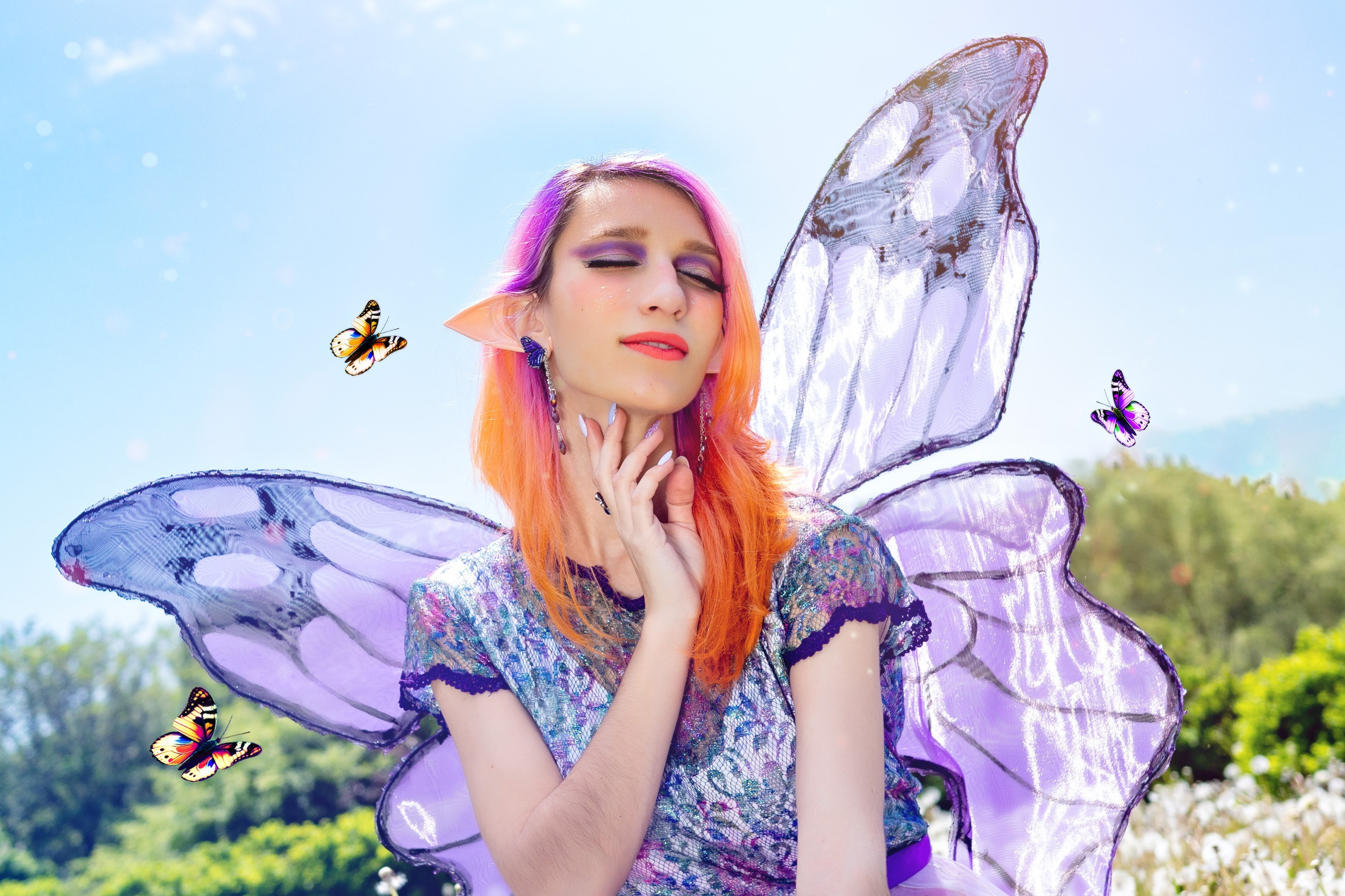 Фотосессия фей в Лошицком парке