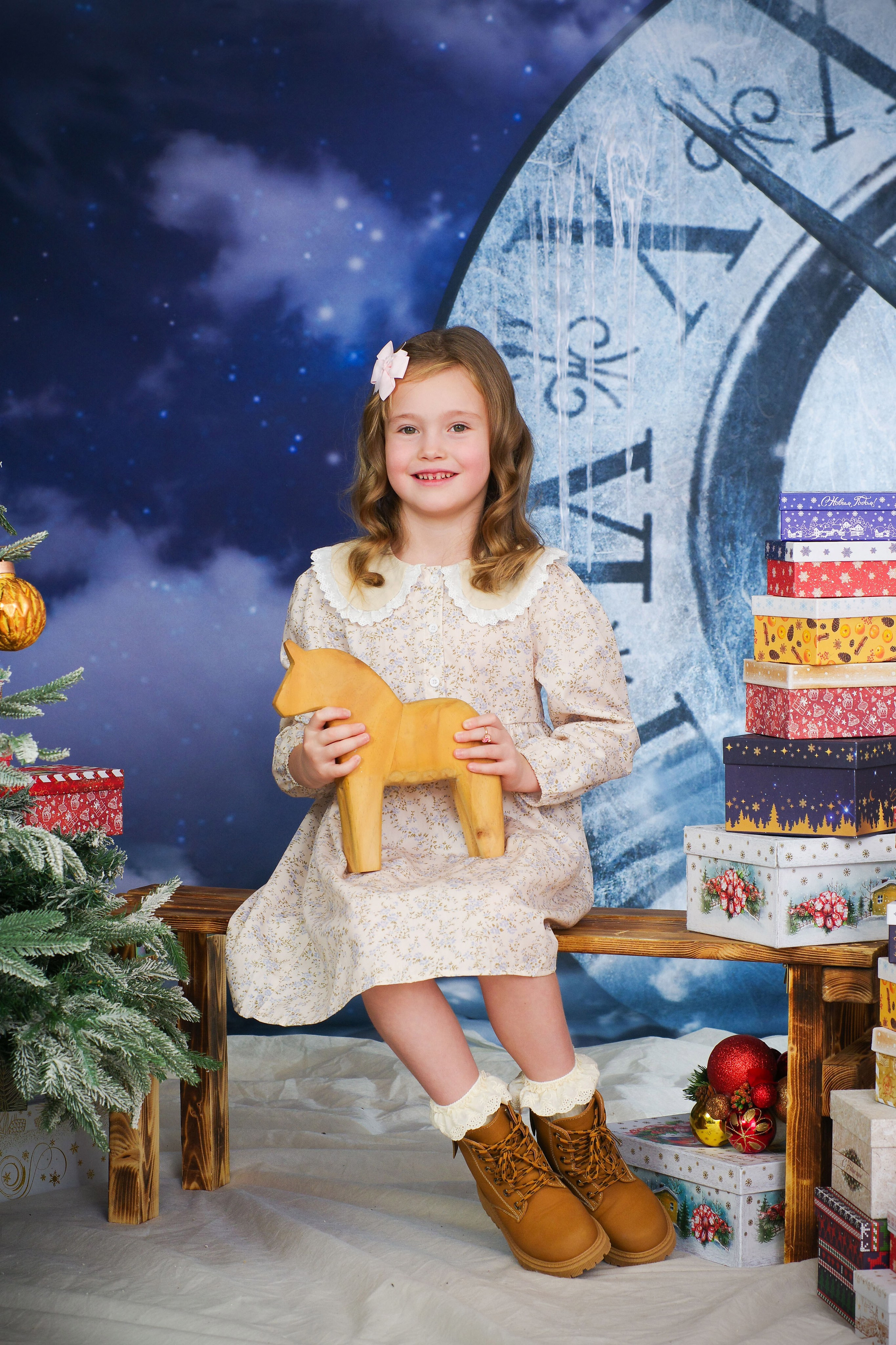 Часы. Детская фотостудия Москва