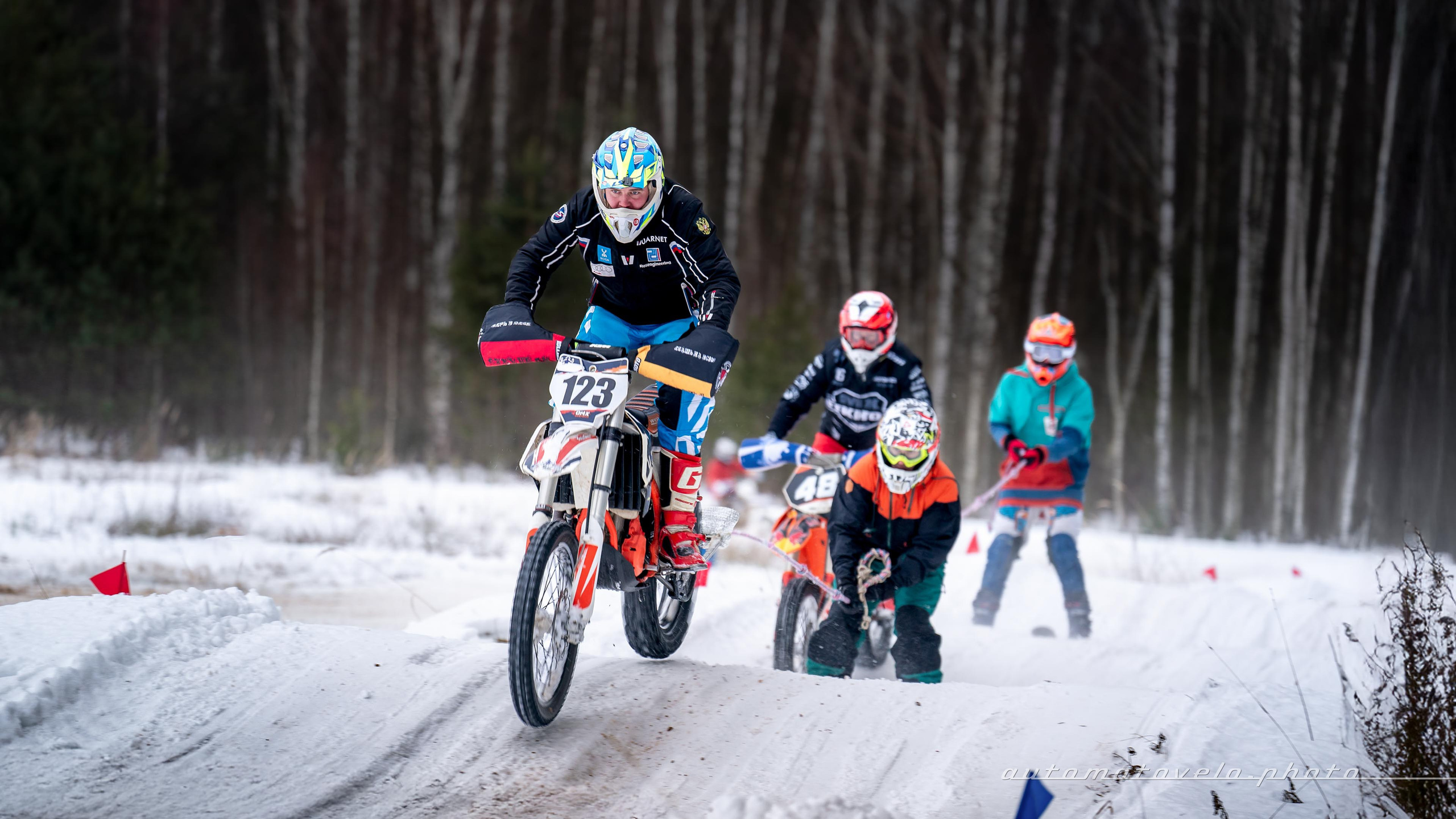 Скийоринг в Конаково 2024/25. 1 этап