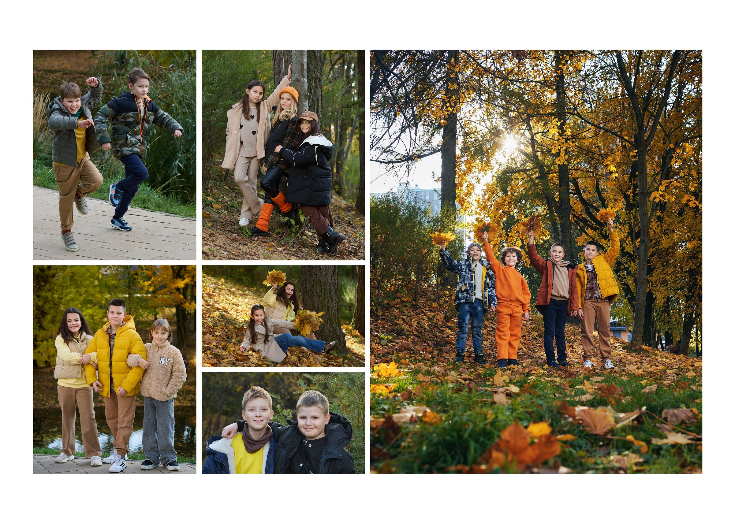 Большой выпускной альбом для дружного класса. Школьный фотограф Сергей Беликов