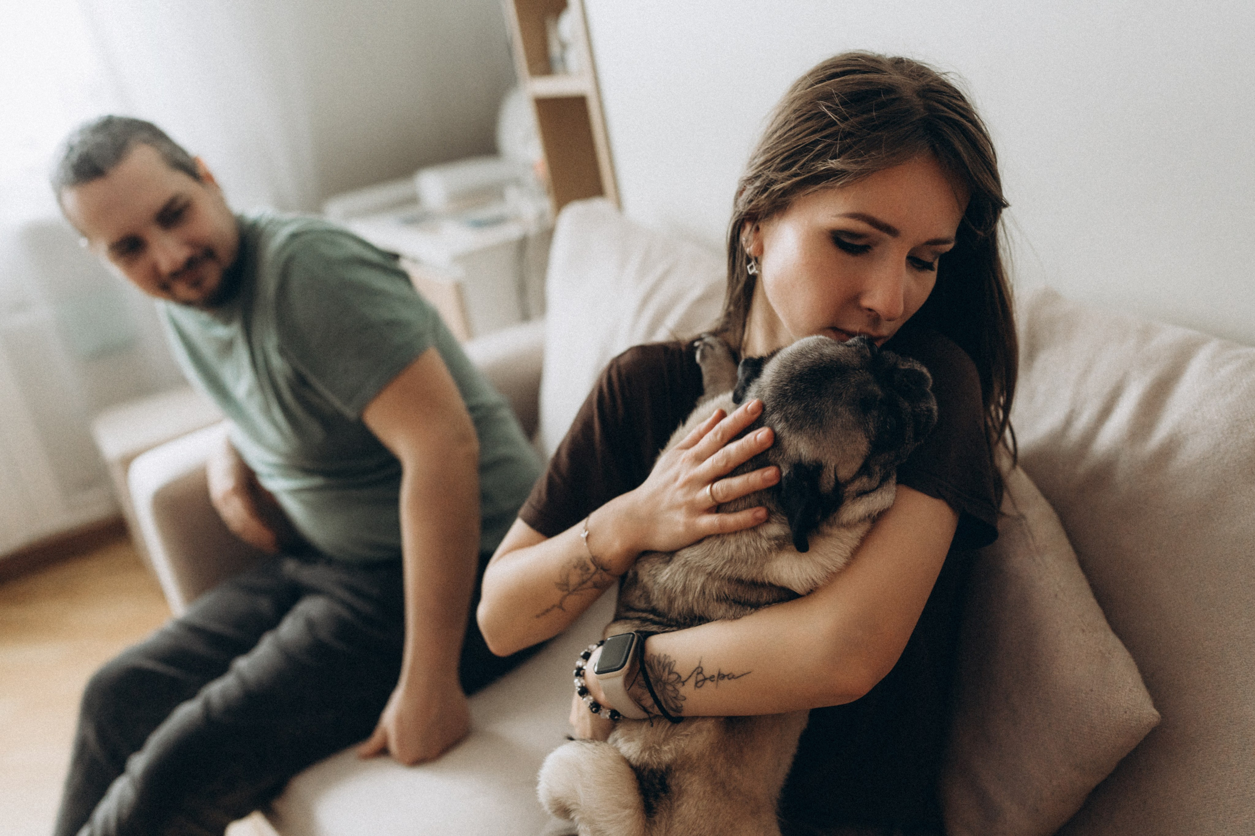 Уютная домашняя фотосессия Любы Димы Веры и Алины. Детский, семейный и ньюборн фотограф в Москве Юлия Шуарт