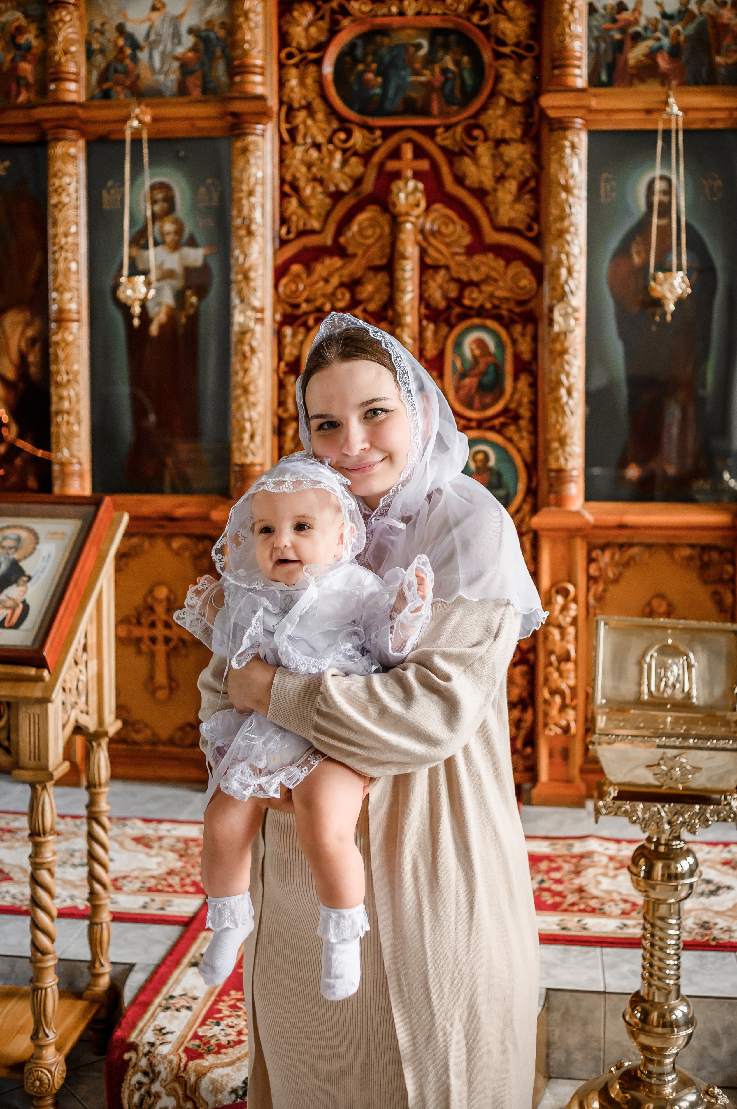 Фотограф на крещение в Рязани Валя Лялина. Фотограф новорождённых в Рязани, фотосъемка выписки из роддома, крещен