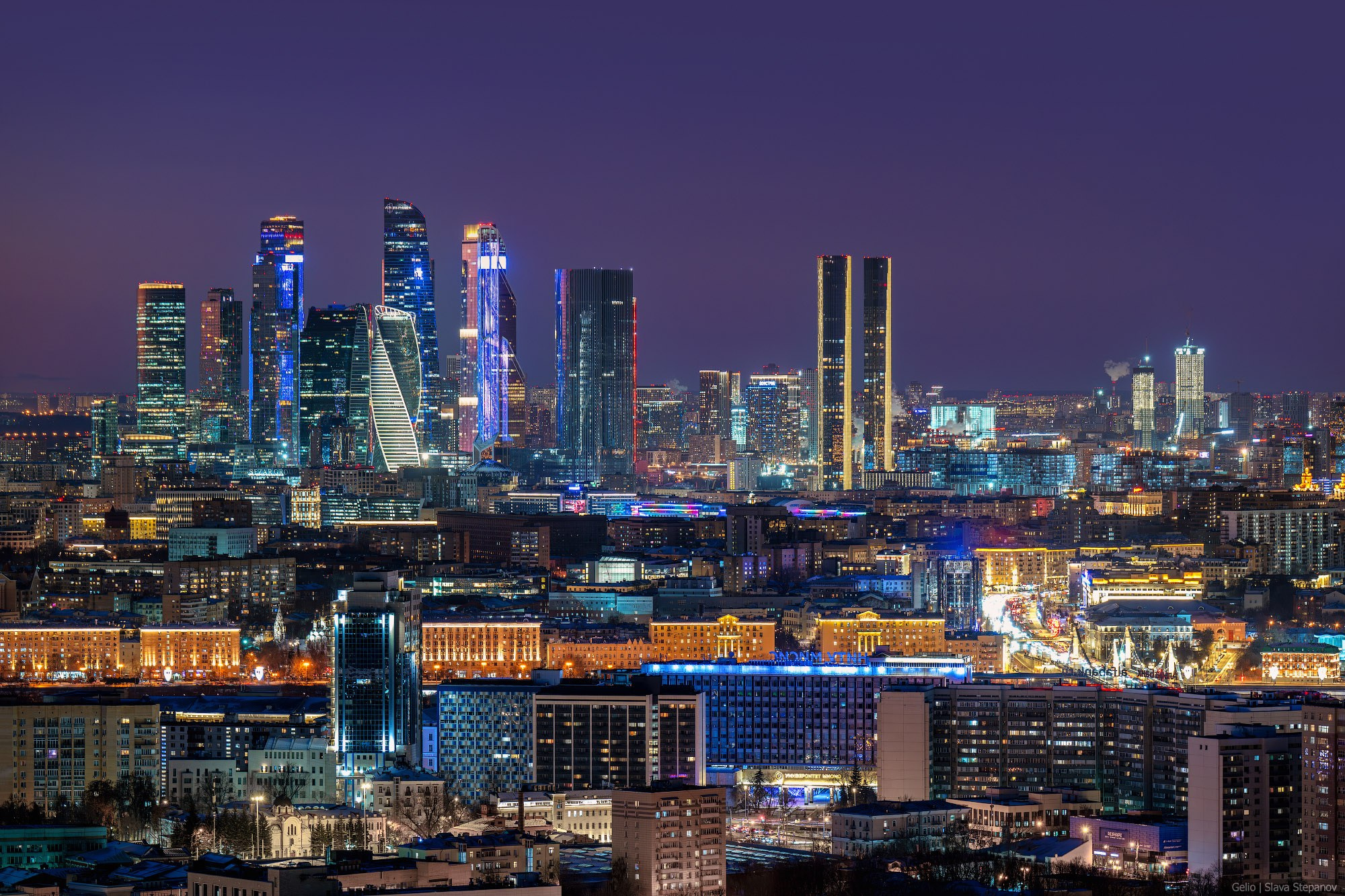 Ленинский проспект и Сити