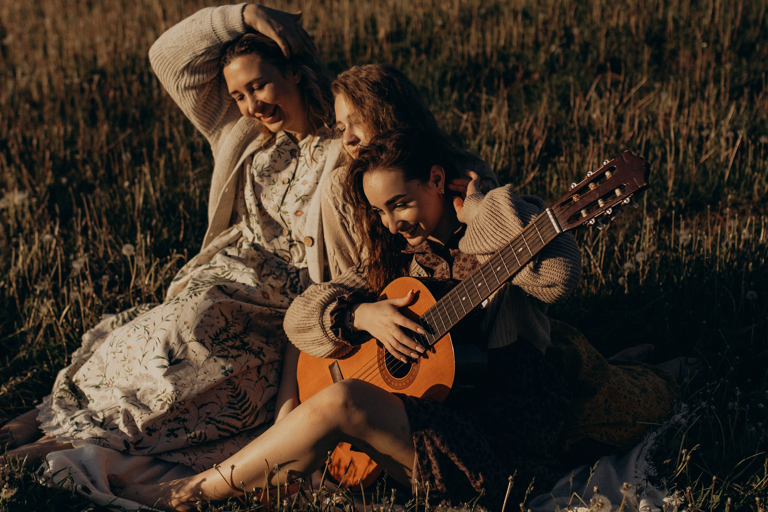 Настя с Дарьей и Ульяной. Семейный фотограф lifestyle в Новосибирске Елена Шпилевая