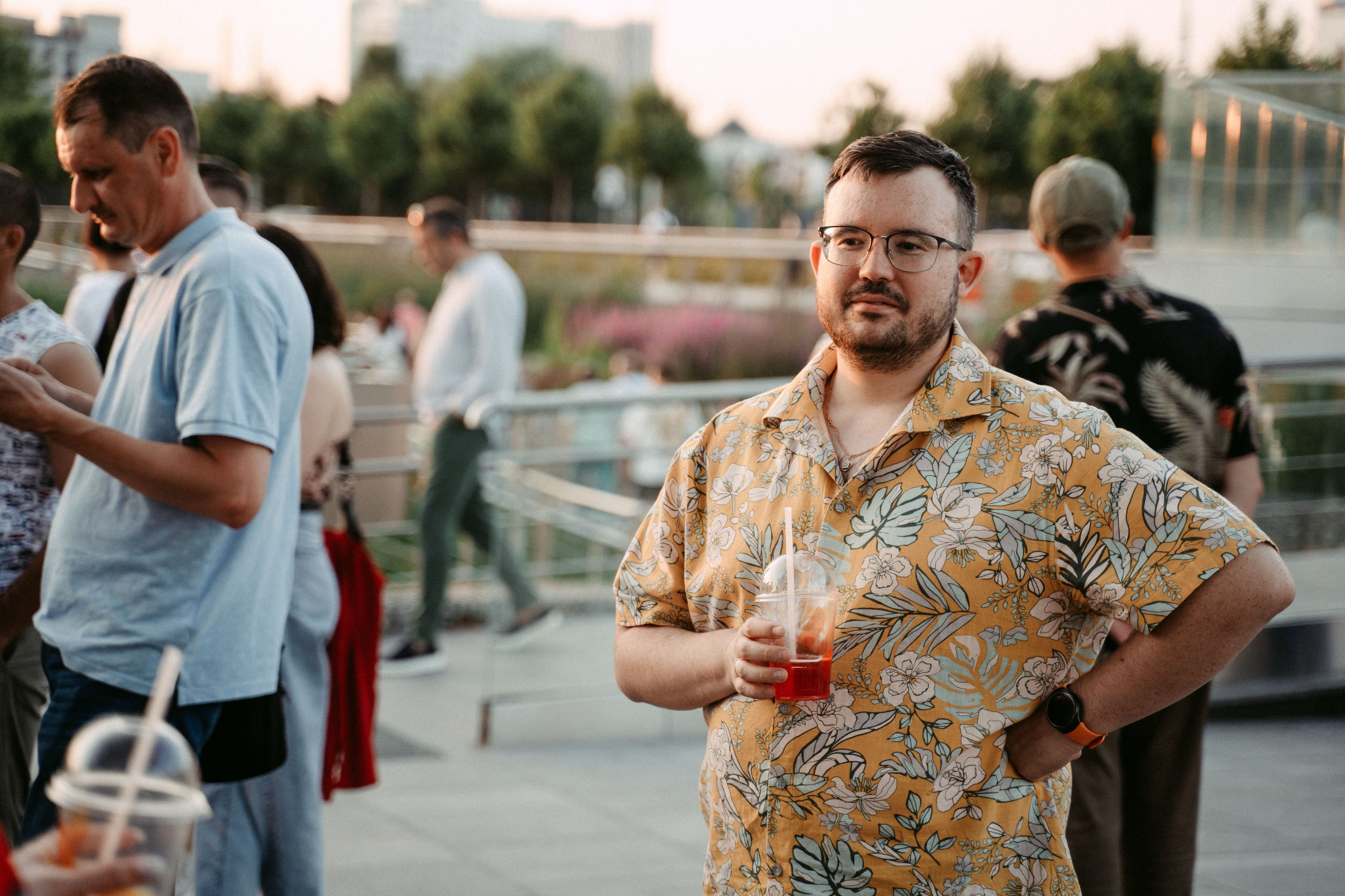 Вечер электронной музыки на Озере Кабан / 2023. Саша Копылов, фотограф в Казани