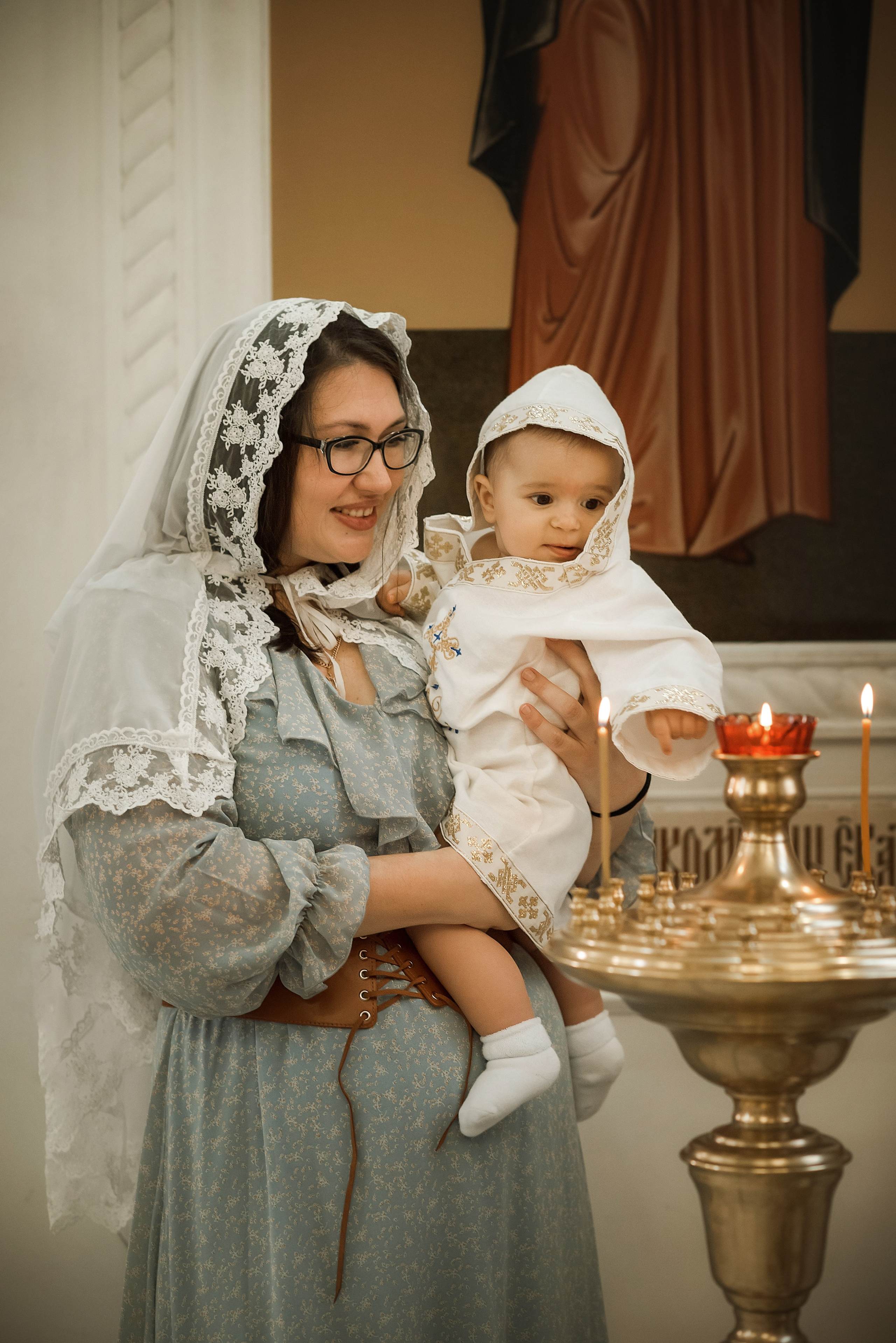 Крещение Семёна _ Храм святой вмч. Екатерины. Семейный фотограф в Ростове-на-Дону Татьяна Литвинова