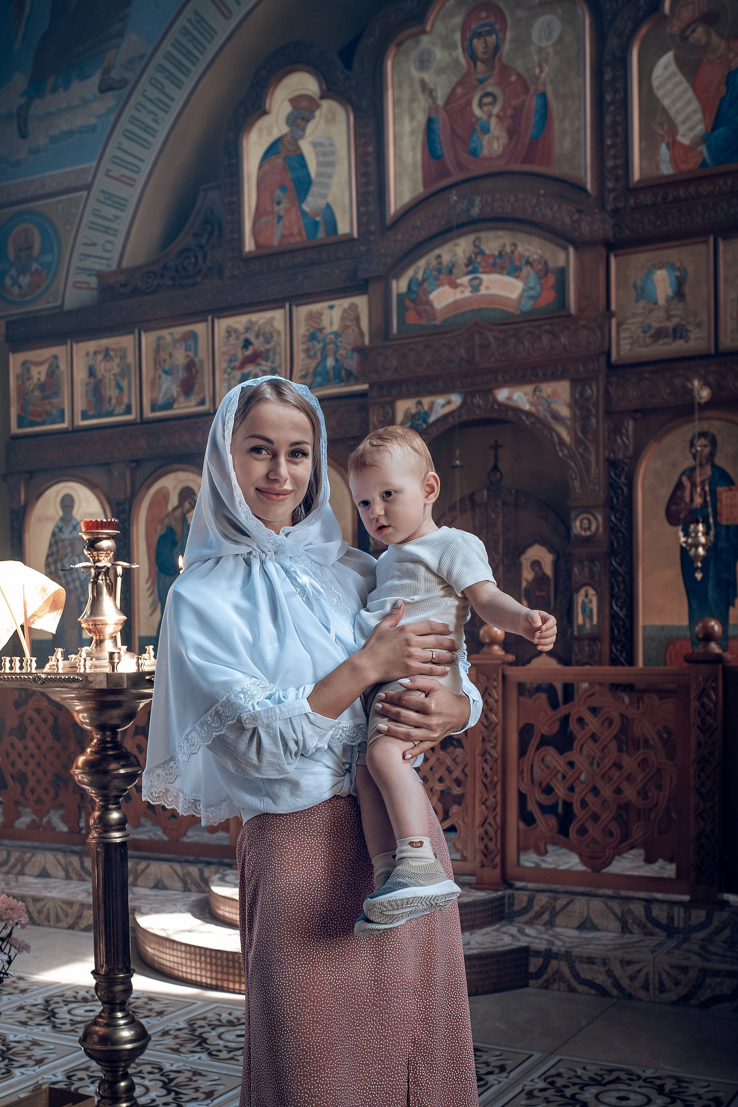 Съемка крещения в Красноярске. Фотографы крещения/венчания  Красноярск Татьяна и Вячеслав Переваловы
