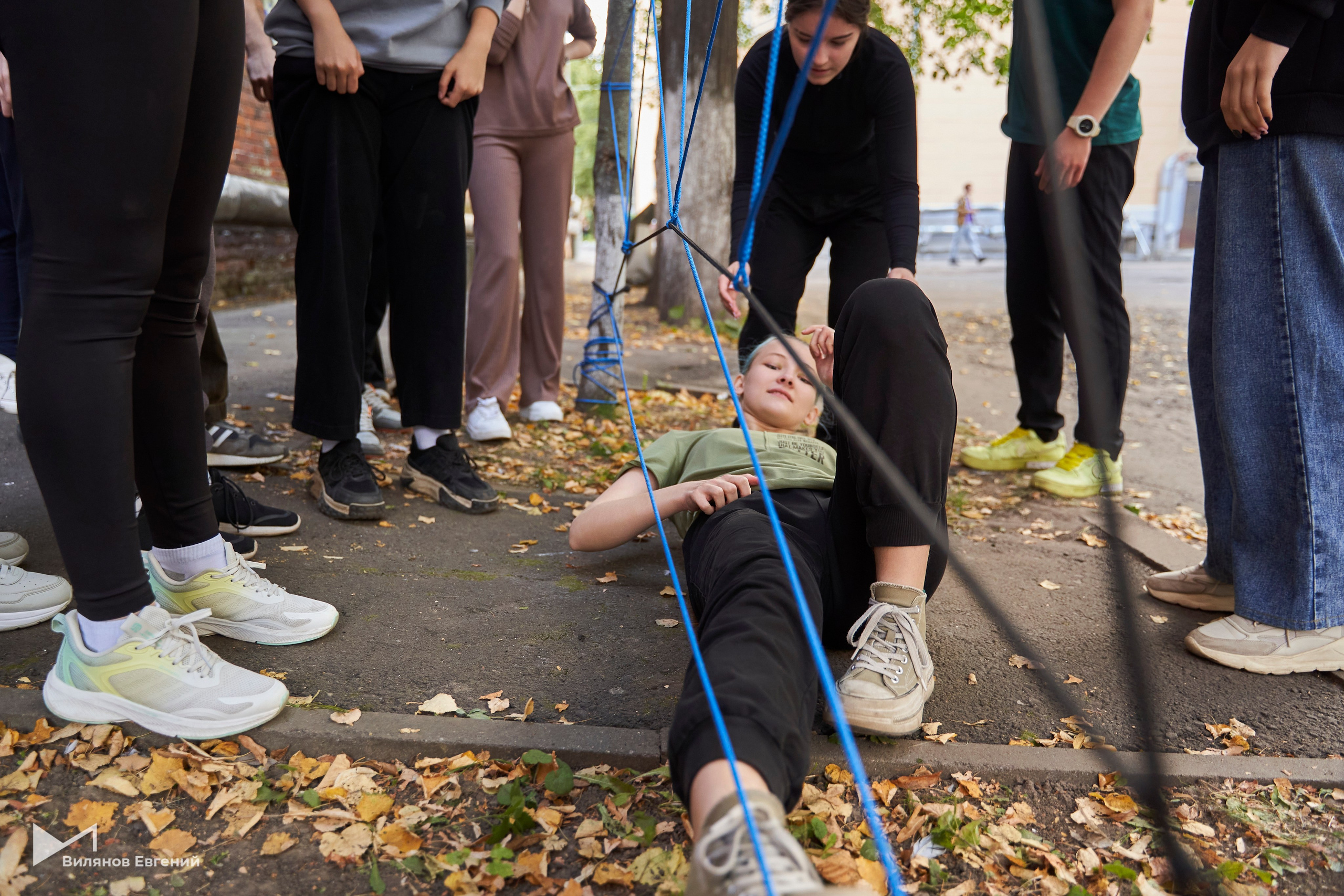 Мероприятие «Веревка» для первокурсников ННГАСУ. Репортажный фотограф Вилянов Евгений. Нижний Новгород