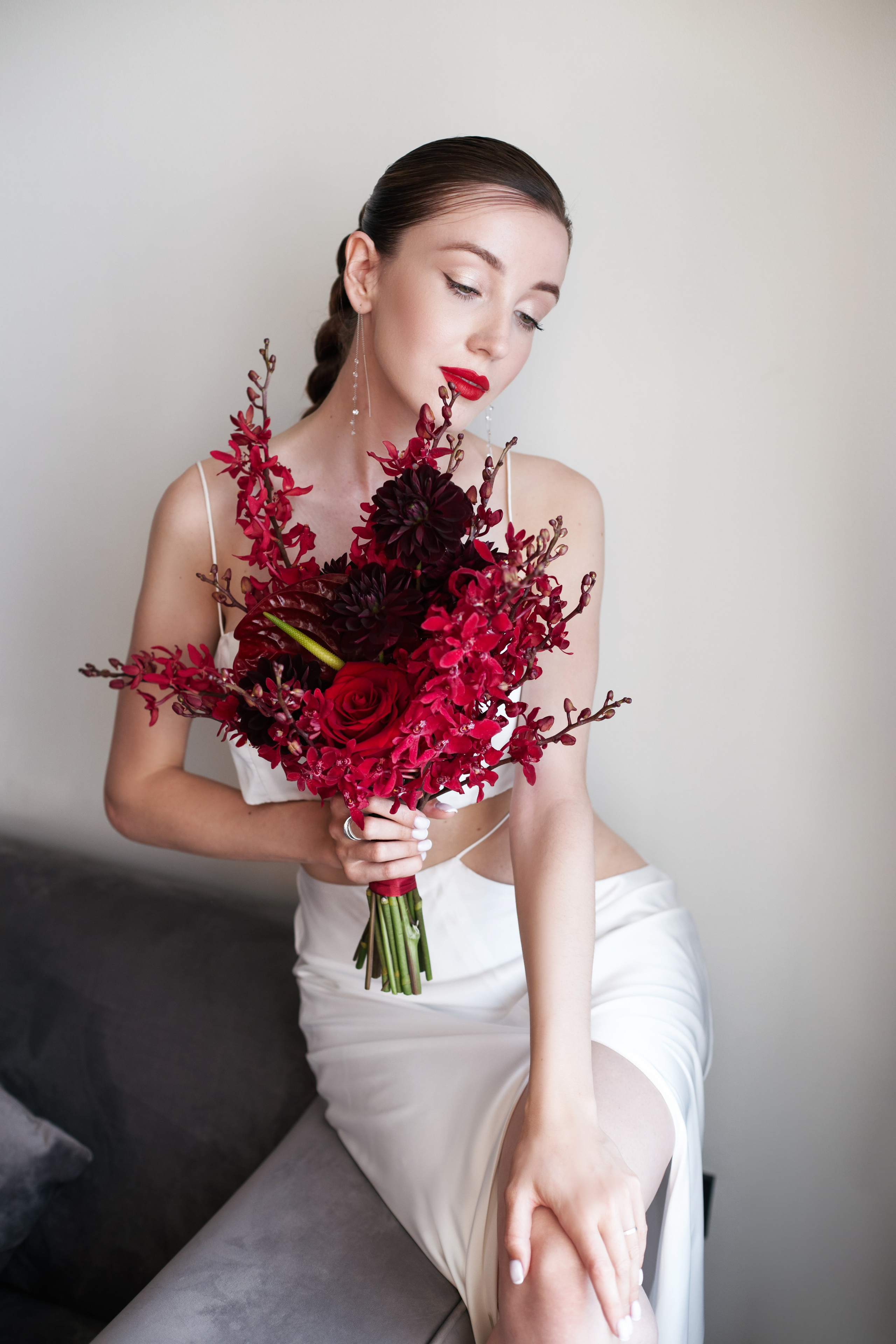 Красное и белое. Свадебный фотограф в Москве Ольга Коржова