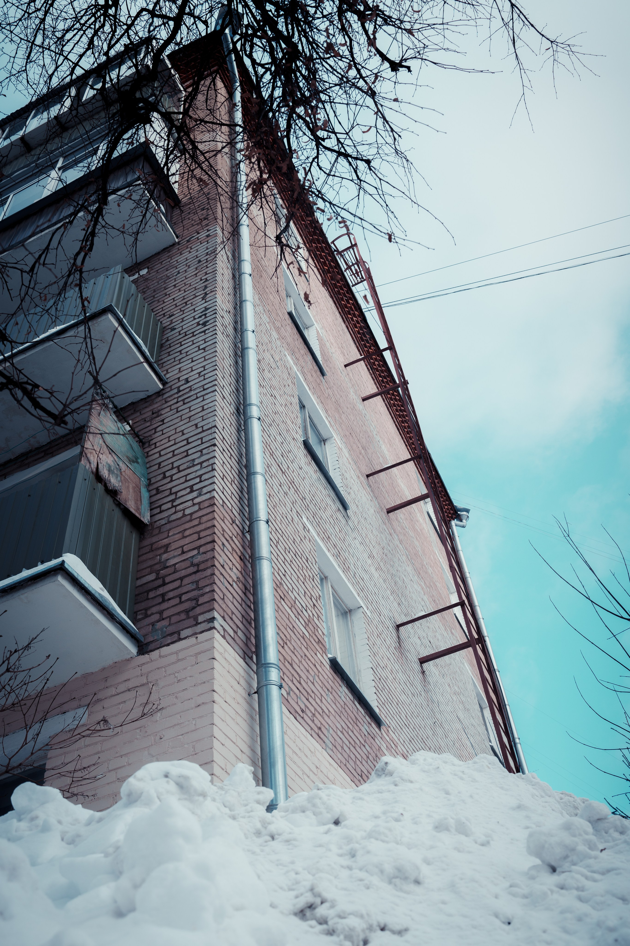 Сугробы. Polypolarphotography