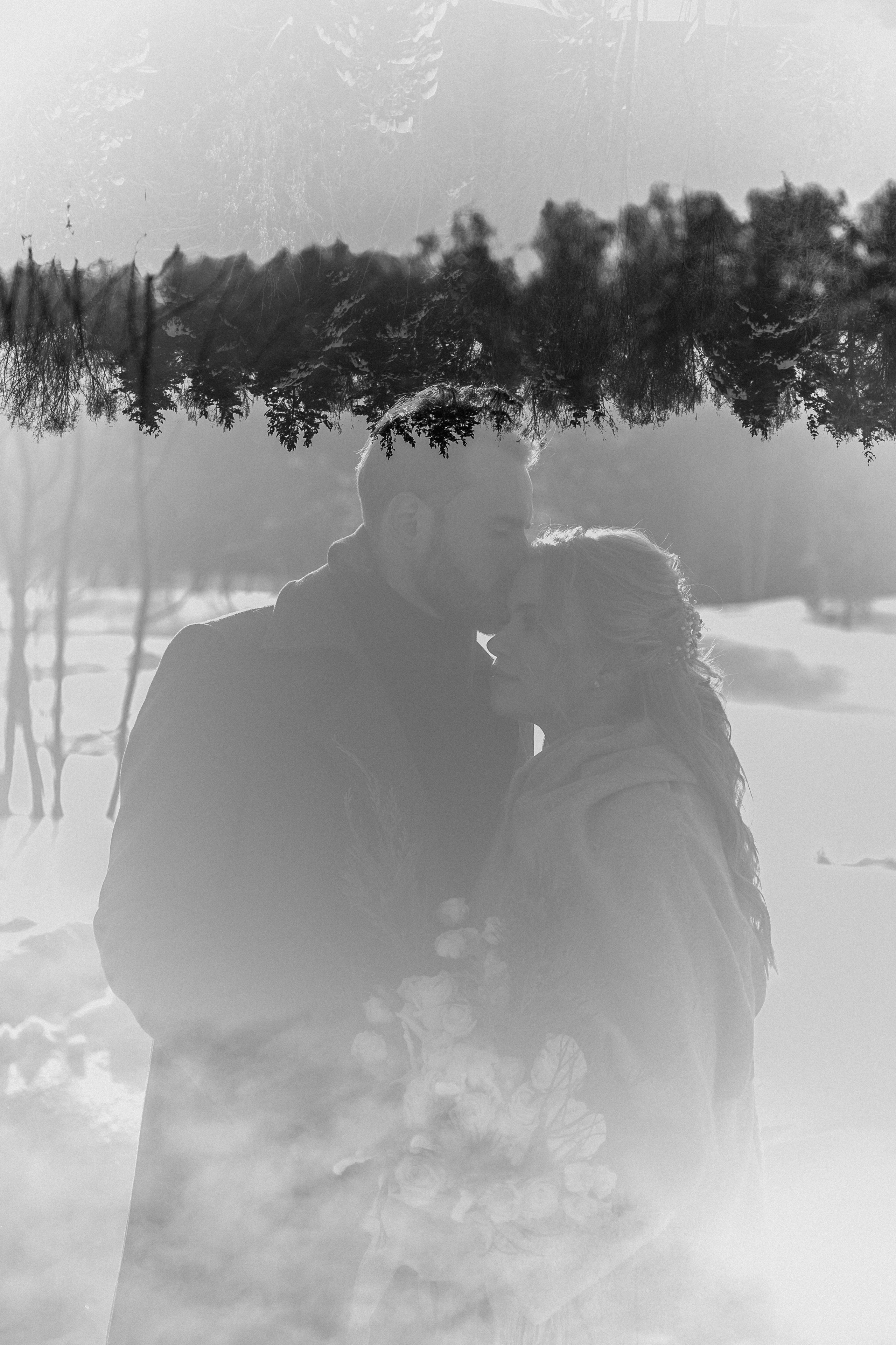 Свадебная фотосессия зимой. Фото Радости. Свадебный и семейный фотограф в Москве Юлия Самойлова