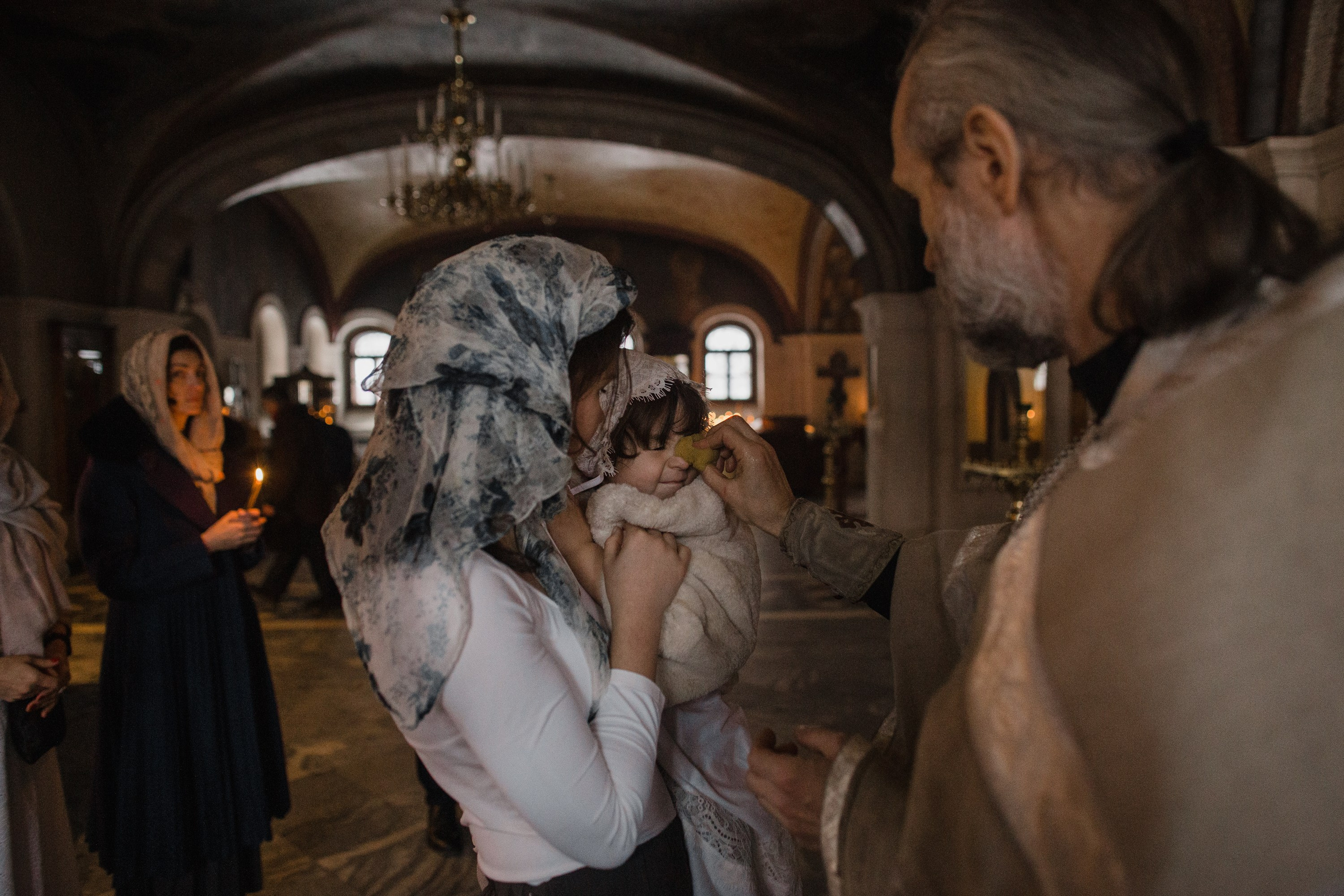 Крещение. Репортажный и свадебный фотограф в Москве Лена Таращенко